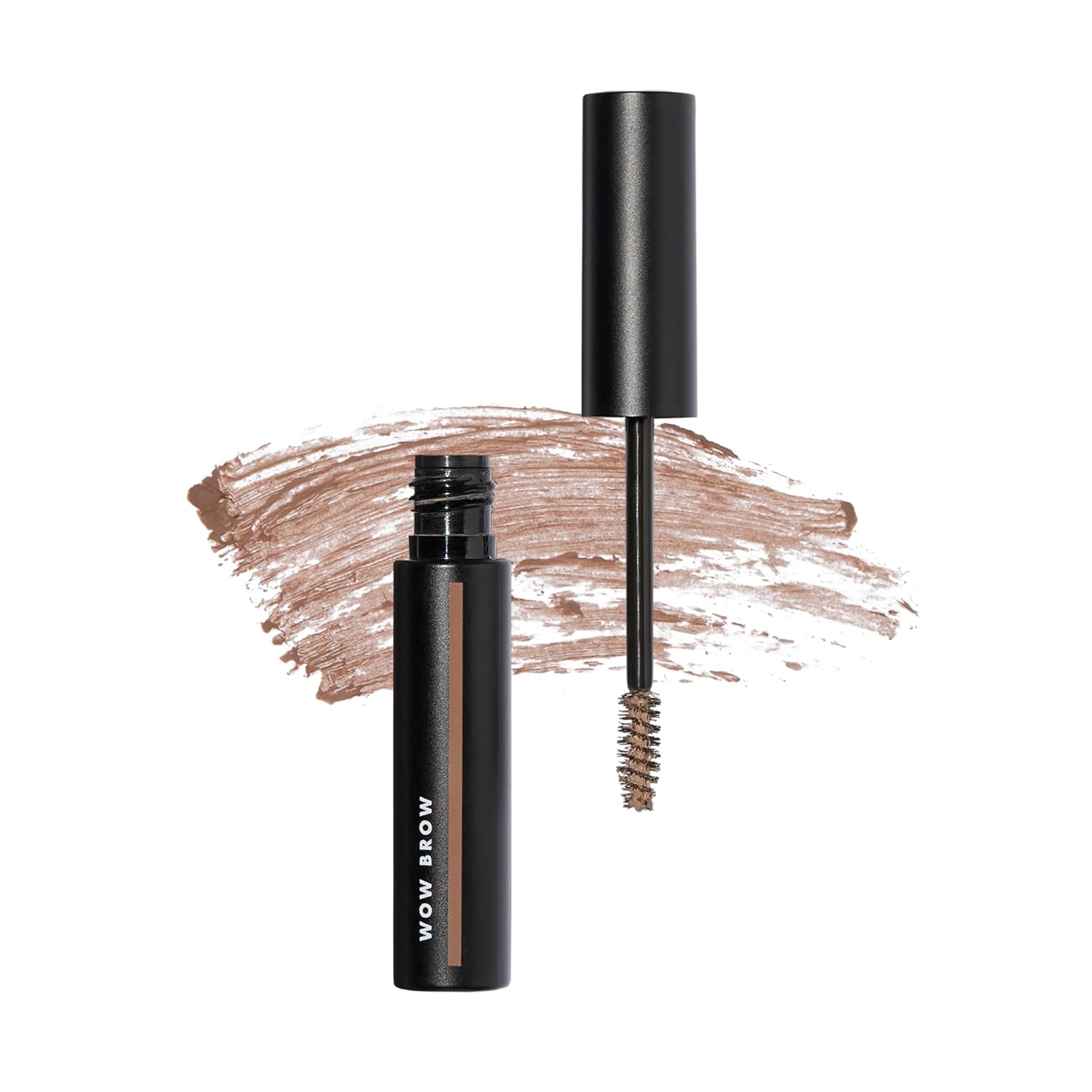 e.l.f. Wow Brow Gel, Volumizing, Buildable, Wax-Gel Hybrid, Creates Full, Voluminous-Looking Brows, Locks Brow Hairs In Place, Neutral Brown