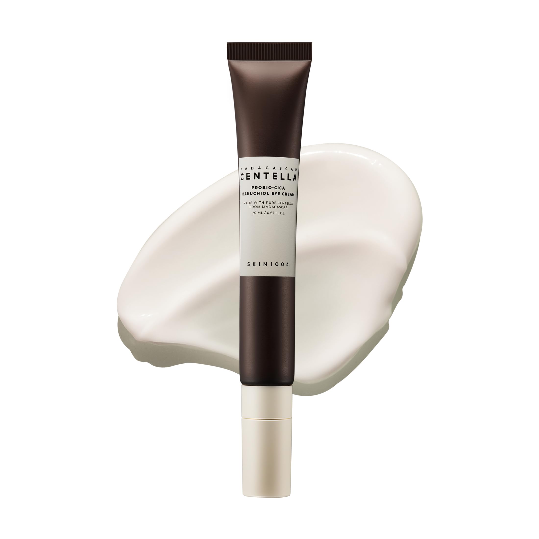 SKIN1004 Centella Probio-Cica Bakuchiol Eye Cream, Korean Eye Cream for Fine Lines with Centella, Hydrating Eye Treatment for Under Eye Area, Retinol Alternative, Korean Skin Care, 0.67 fl.oz / 20ml