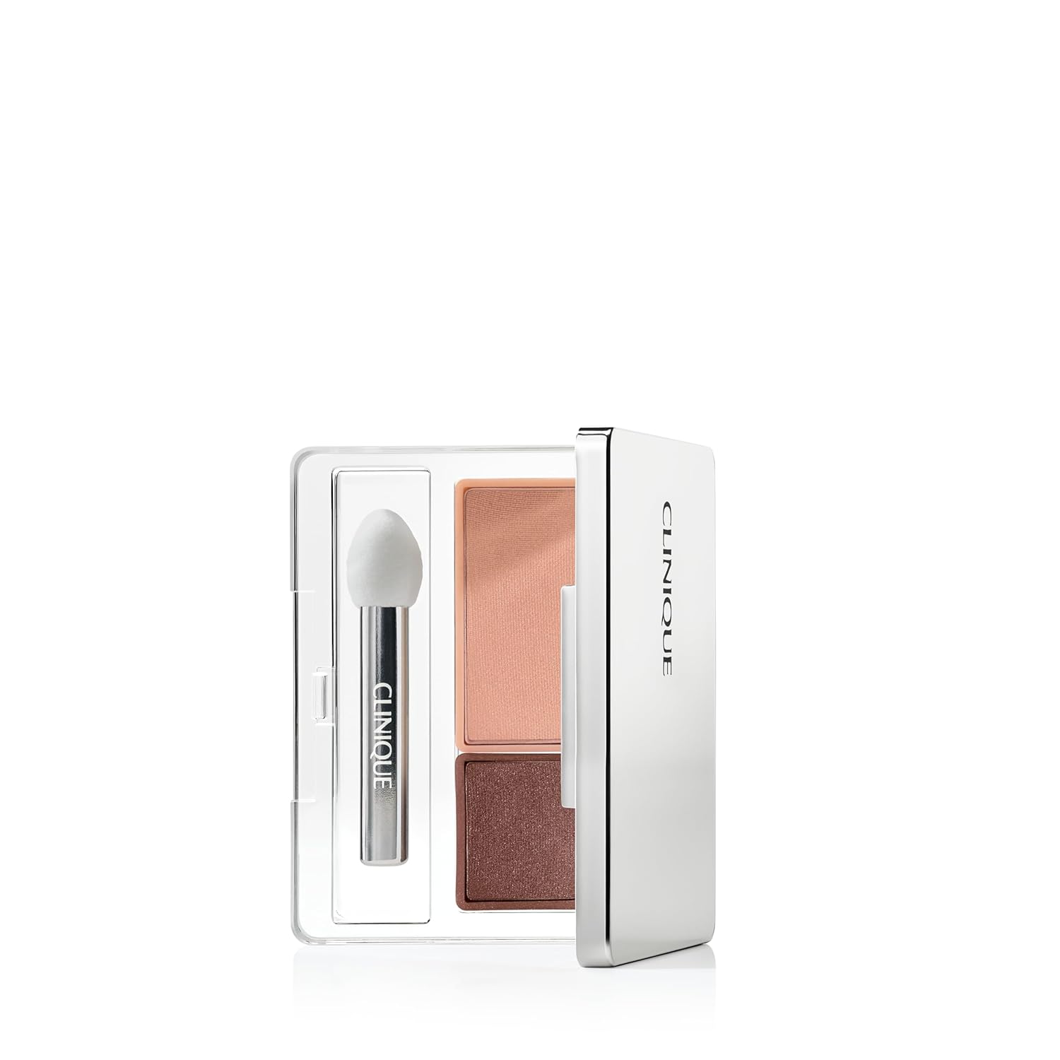 Clinique All About Shadow Duo Eye Shadow Makeup | Safe For Sensitive Eyes | Buildable + Long-Wearing Color | Smooth, Easy Application | Buildable + Long-Wearing Color | Smooth, Easy Application
