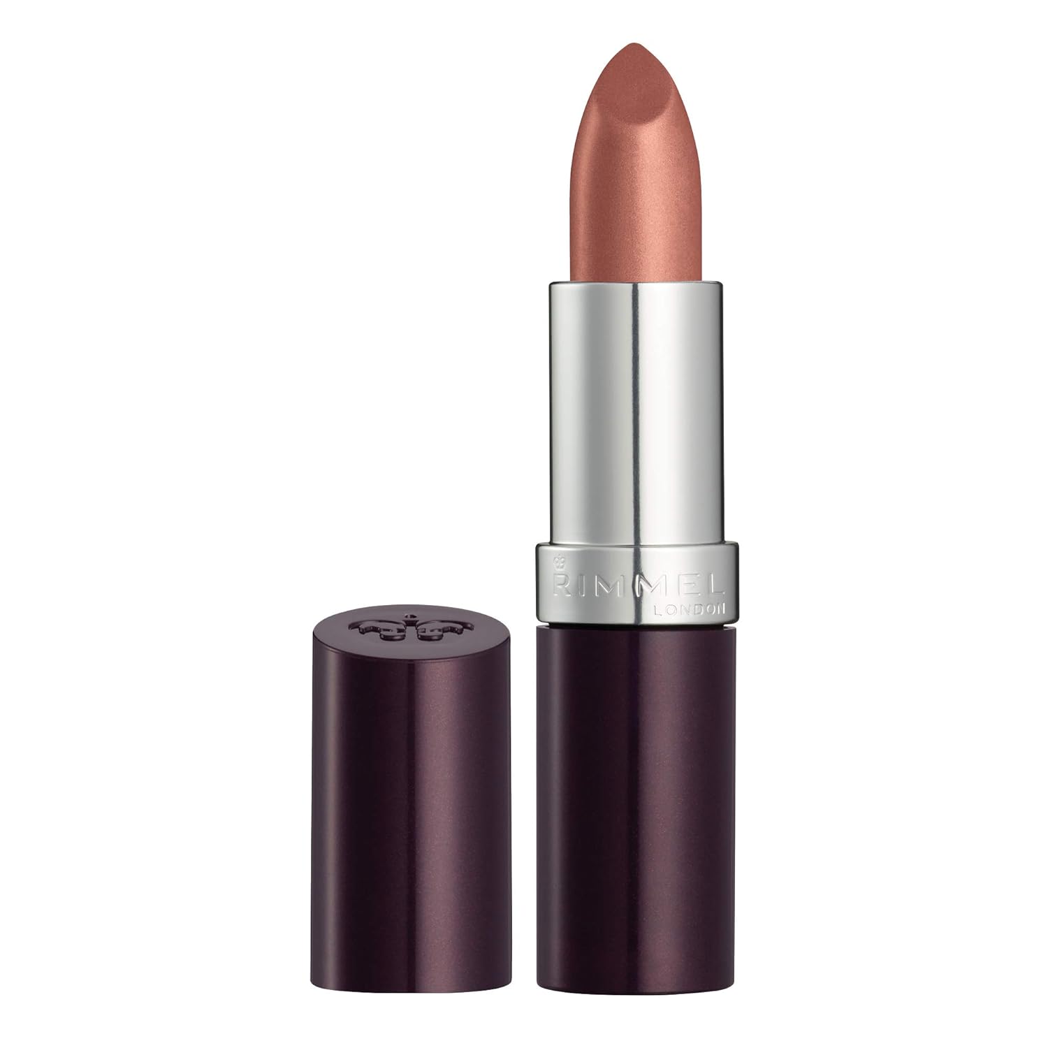 Rimmel Lasting Finish Lipstick | Up to 8 Hours of Intense Lip Color with Color Protect Technology and Exclusive Black Diamond Complex | 0.14 fl oz (Pack of 1) | 002 Candy