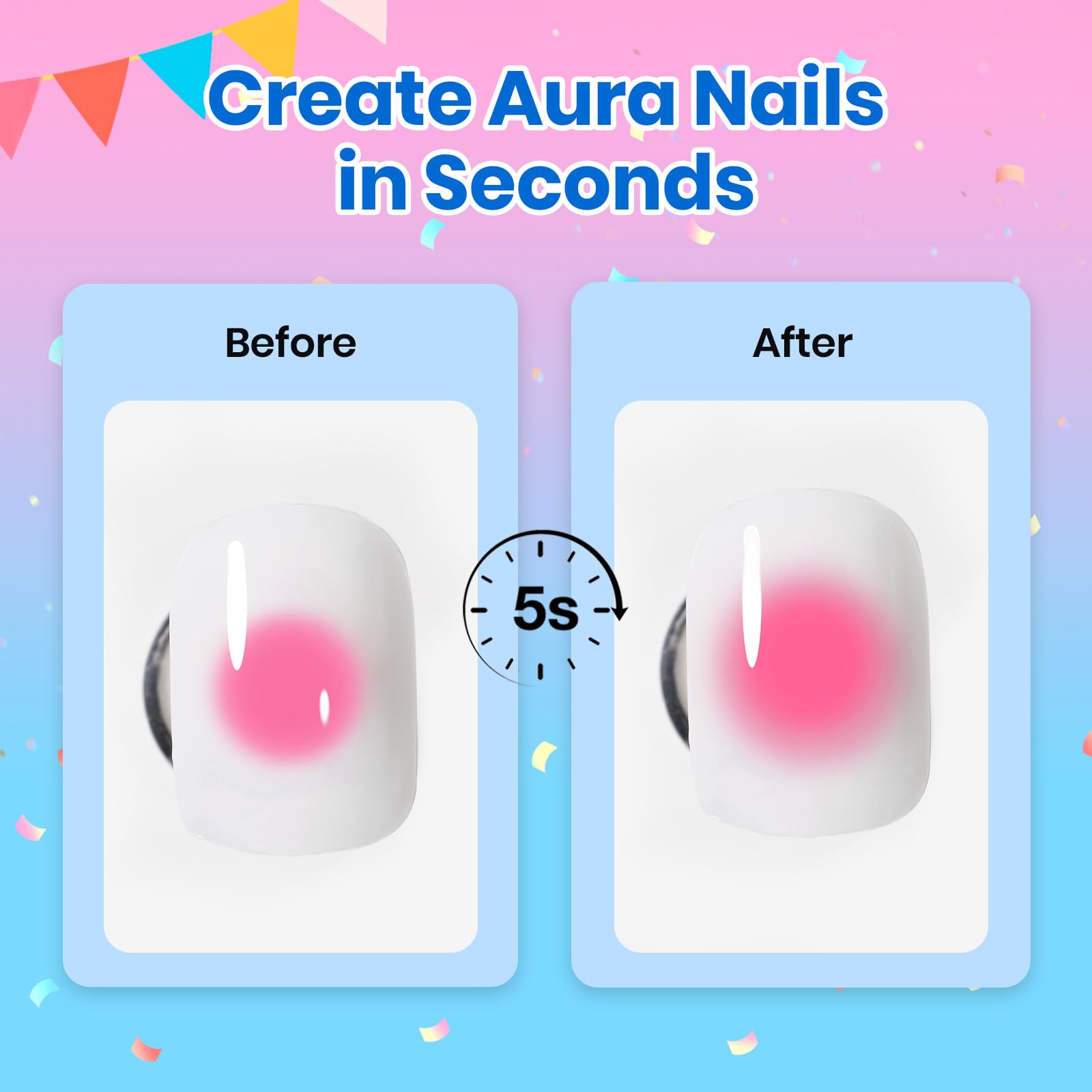Beetles Blooming Gel 15ml Clear Uv Led Aura Nails Gel Polish for Spreading Effect Marble Natural Stone Watercolor Floral Print Soak off Diy Nail Art Design Manicure Gift for Women