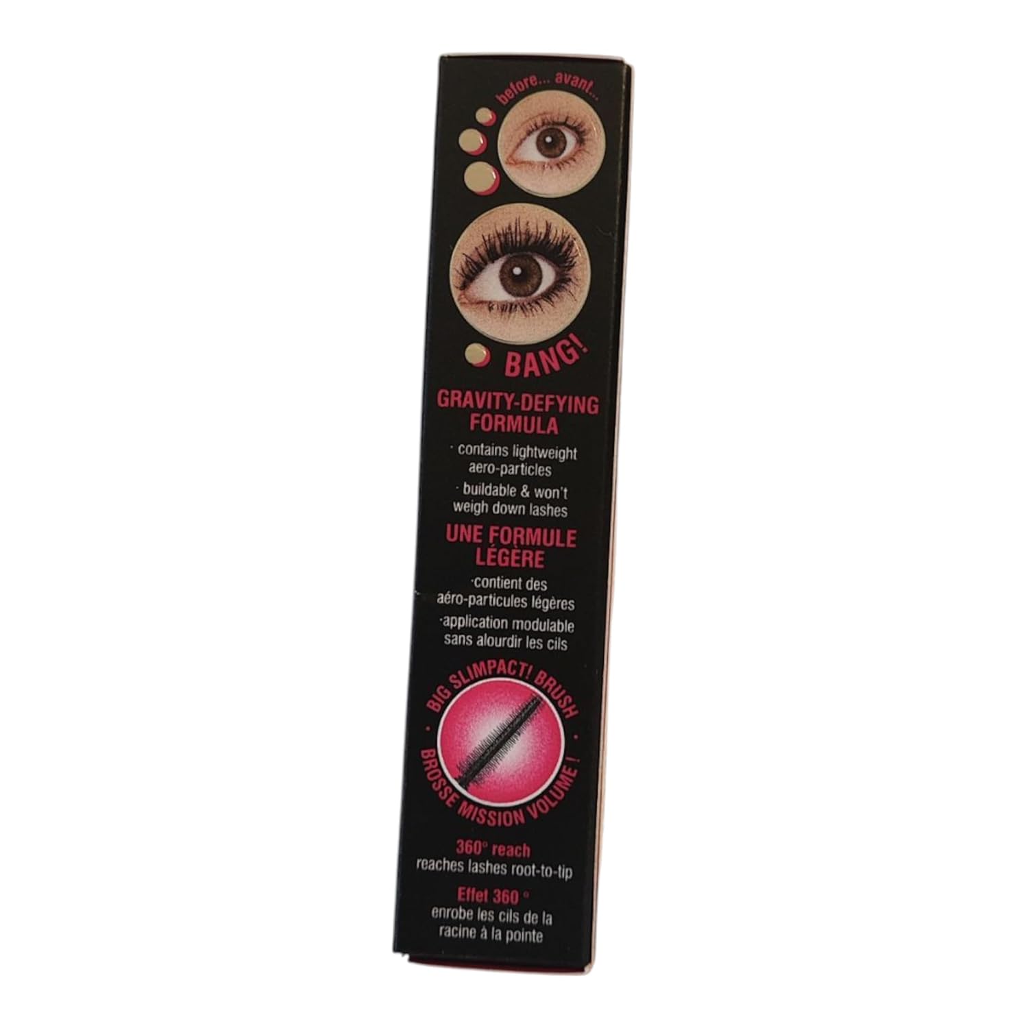 Benefit Bad Gal Bang Volumizing Mascara, Regular Size, 0.3 Fl Oz, Black