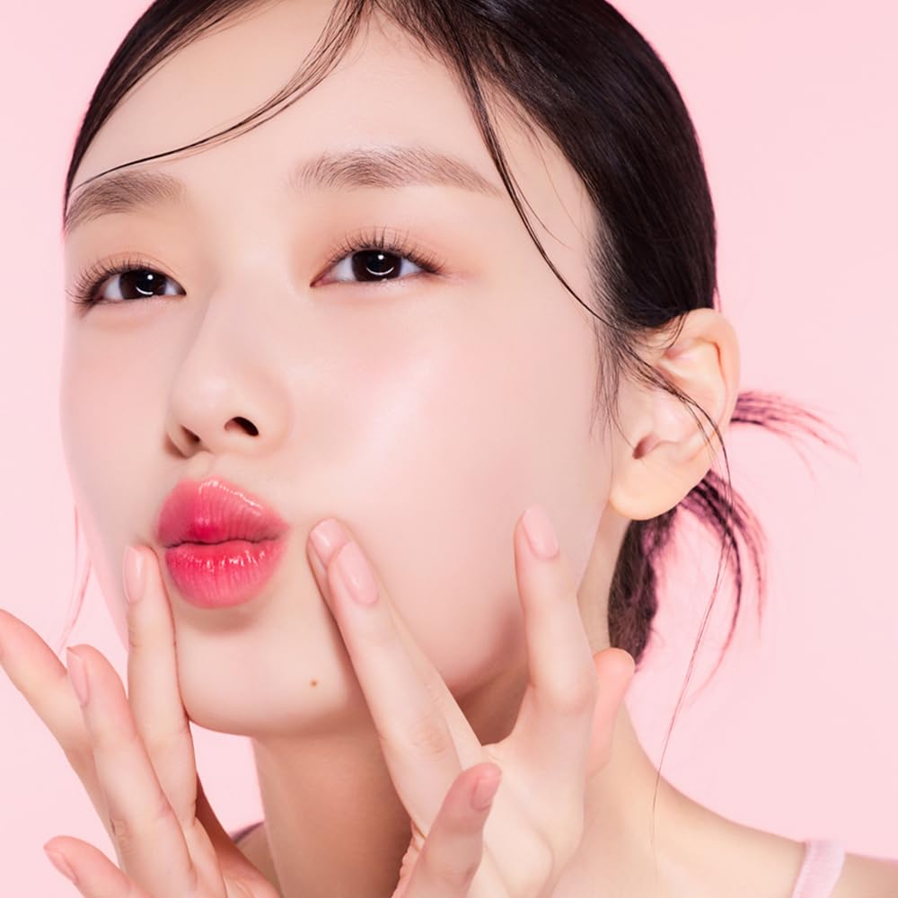 ETUDE Dear Darling Water Tint, Cherry Ade, Lip and Cheek Stain, Watercolor Blush Tint for Sun-Kissed Flush, Smudge Proof Korean Lip Tint, Lightweight K-Beauty Makeup, 9g