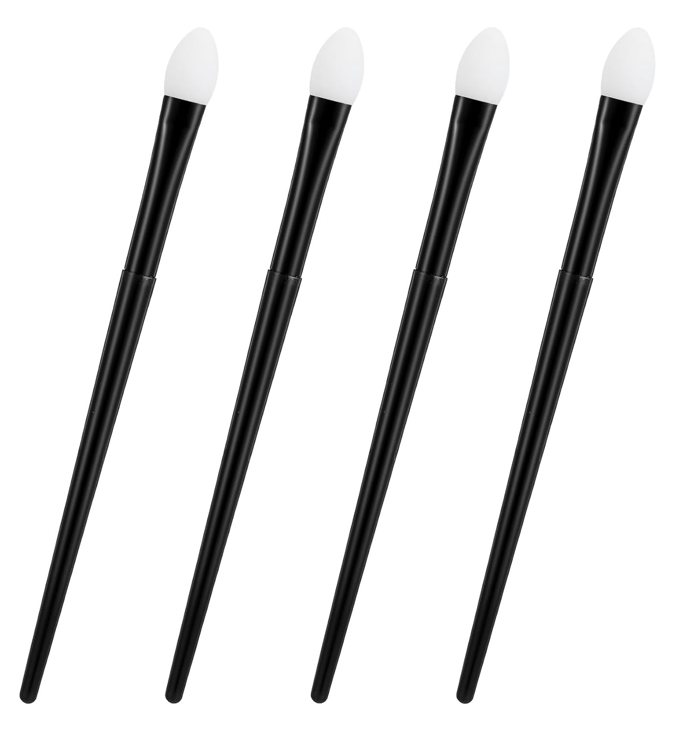 4Pcs Silicone Makeup Applicator, Eyeshadow Brush Lip Mask Brushes, Silicone Eye Brush for Liquid Eye Shadow Cream Applying