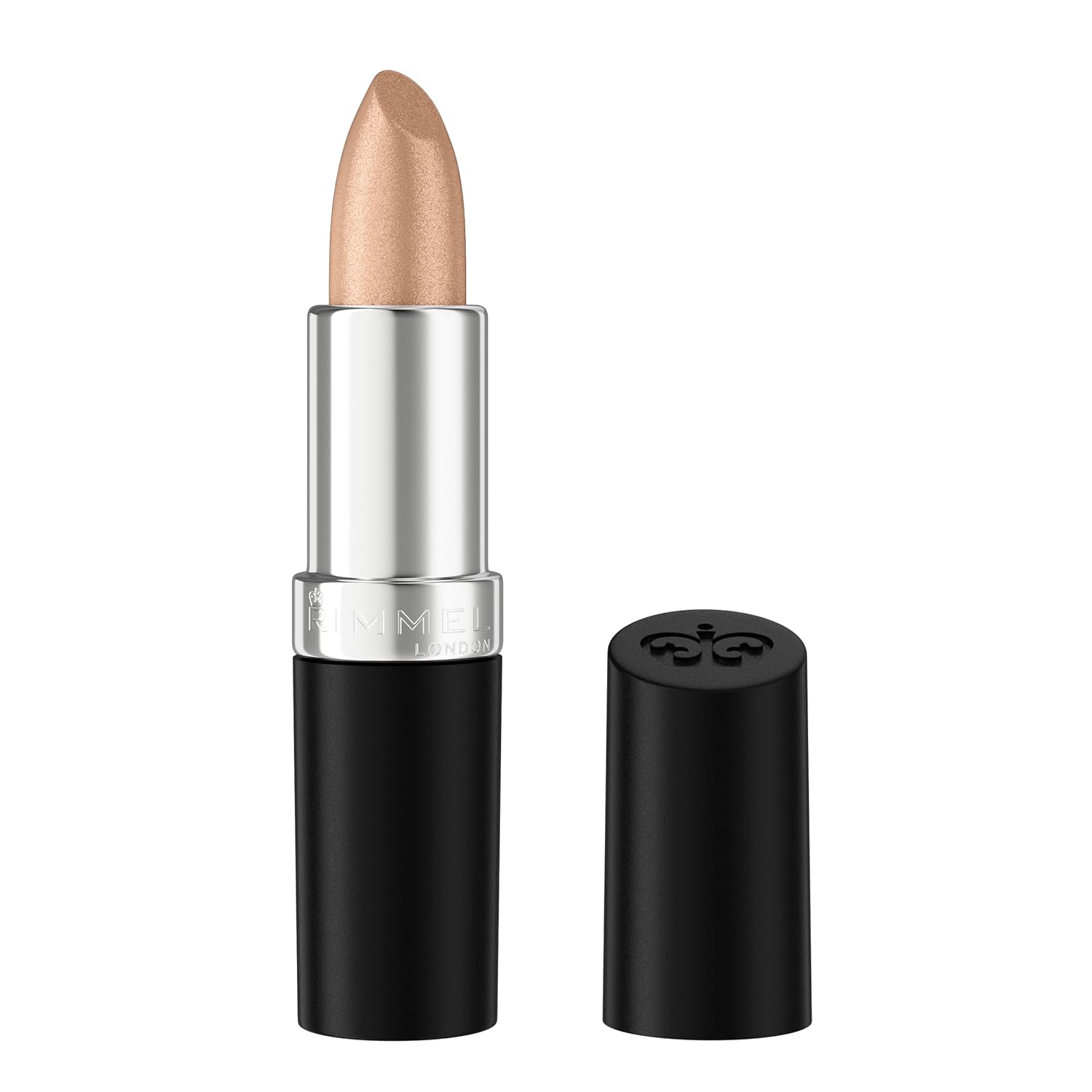 Rimmel Lasting Finish Lipstick | Up to 8 Hours of Intense Lip Color with Color Protect Technology and Exclusive Black Diamond Complex | 0.14 fl oz (Pack of 1) | 002 Candy
