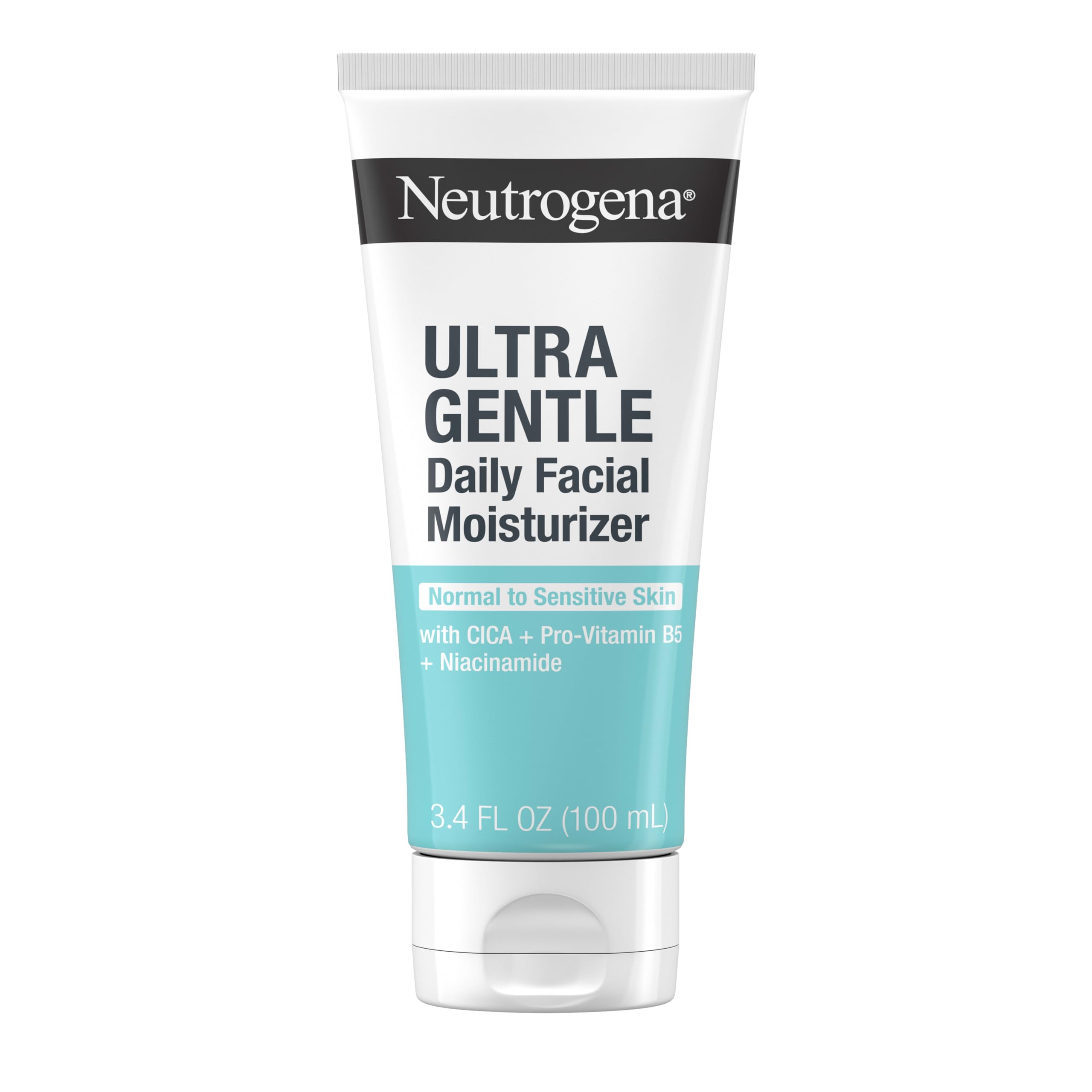 Neutrogena Face Moisturizer Ultra Gentle Daily Face Moisturizer for Sensitive Skin with Vitamin B3, Pro-Vitamin B5, and Vitamin E, Hydrating Moisturizer, 3.4 fl oz