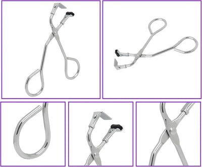 Comfort Grip Eyelash Curler,Lash Curler for Short Lashes,Defines and Lifts, Stainless Steel