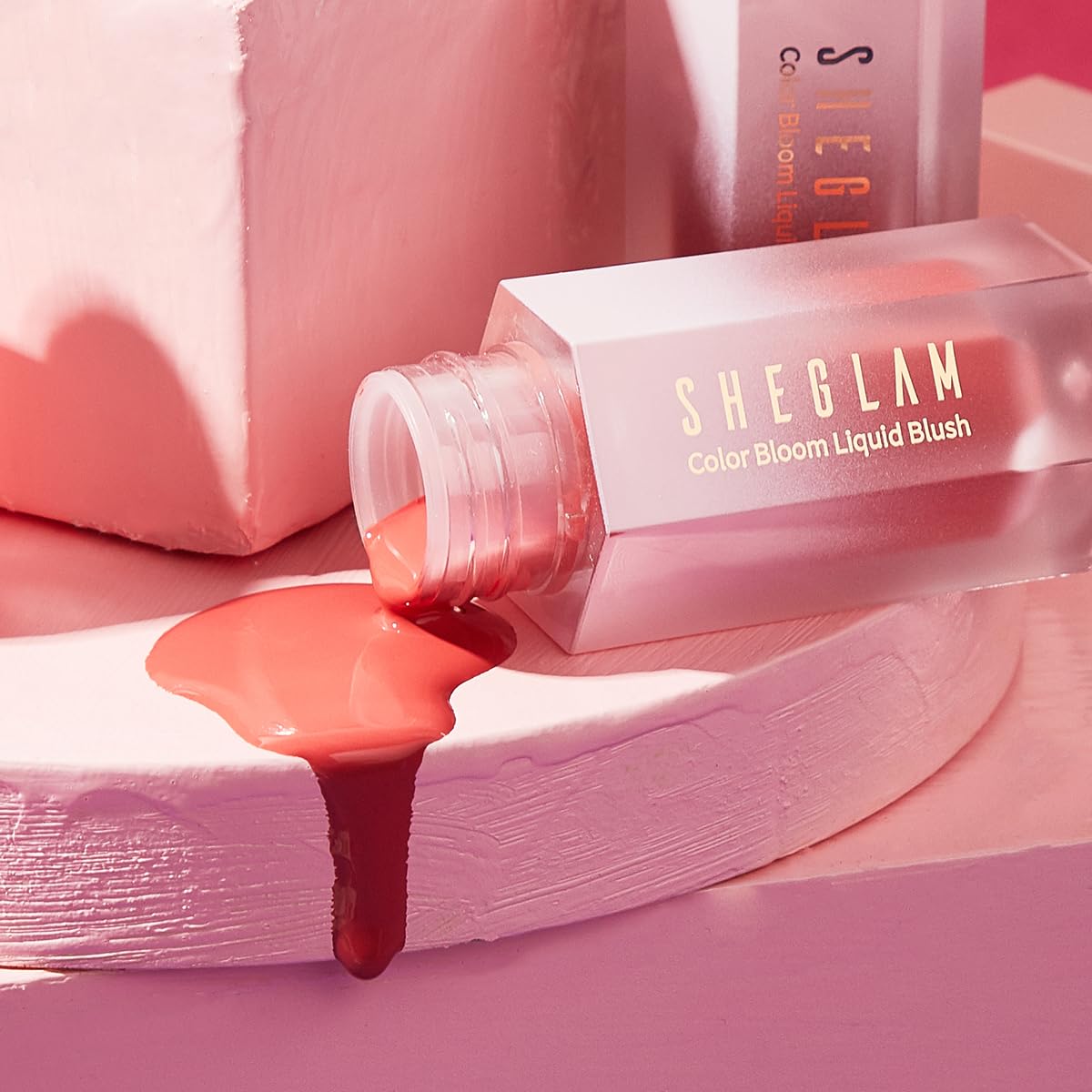 Color Bloom Liquid Blush - Love Cake by Sheglam for Women - 0.17 oz Blush