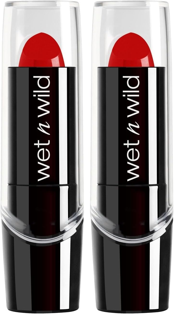 wet n wild Silk Finish Lipstick, Hydrating Rich Buildable Lip Color, Formulated with Vitamins A,E, & Macadamia for Ultimate Hydration, Cruelty-Free & Vegan - Mink Brown