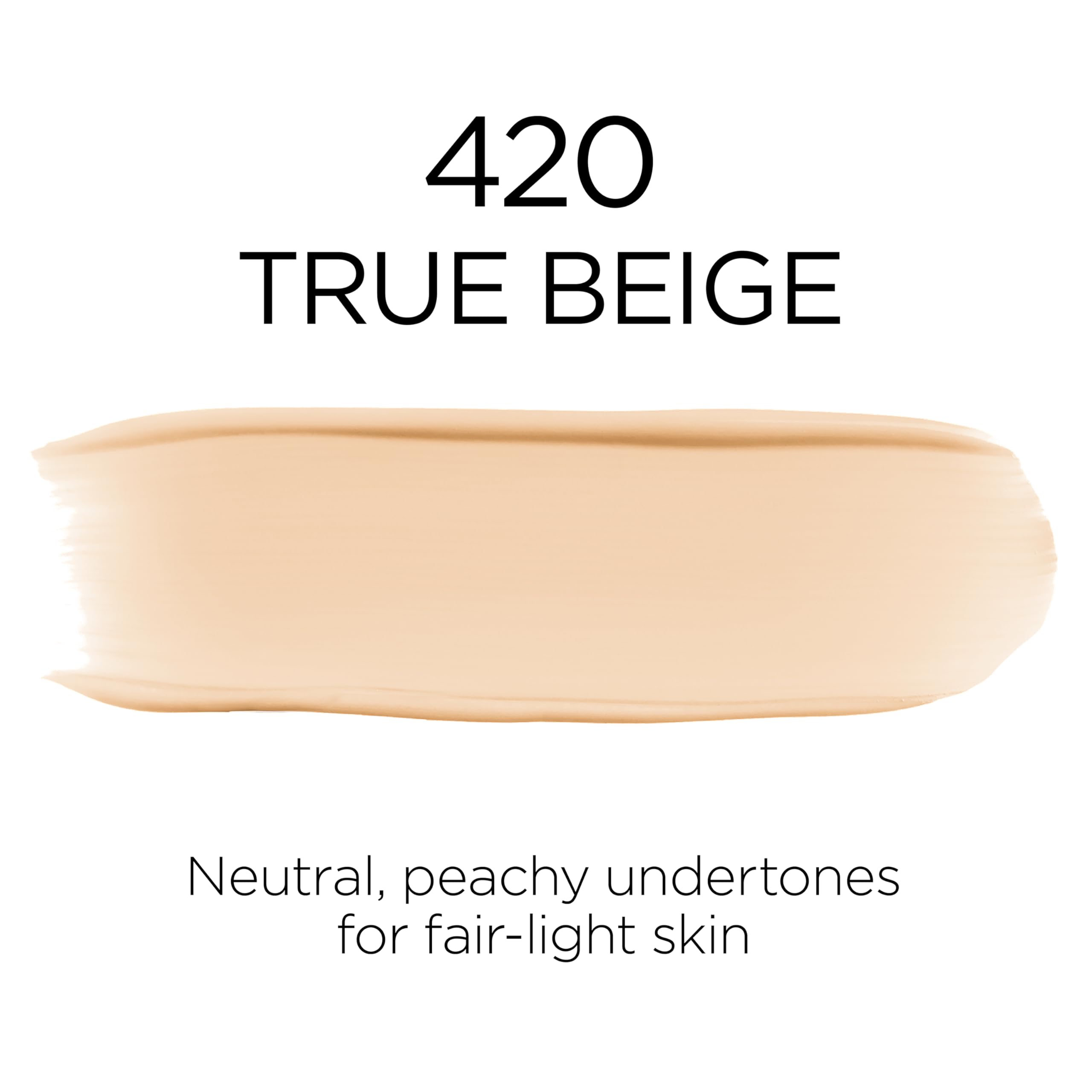 L'Oreal Paris Makeup Infallible Up to 32 Hour Fresh Wear Lightweight Foundation, 420 True Beige, 1 Fl Oz, Packaging May Vary