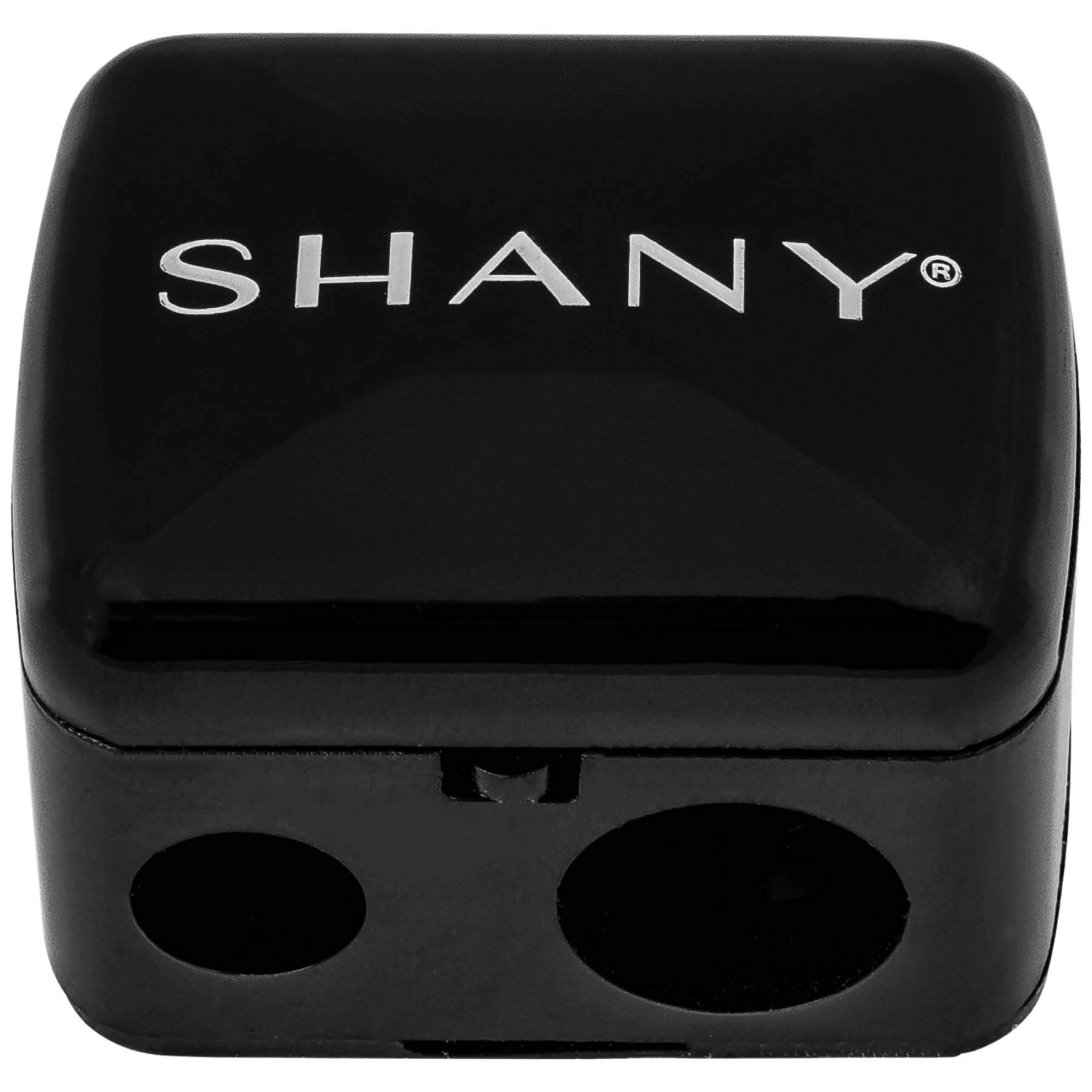 SHANY Cosmetic Pencil Sharpener - Eyeliner and Lip Pencil Dual Sharpener with Removable Lid for Traditional and Jumbo Pencils