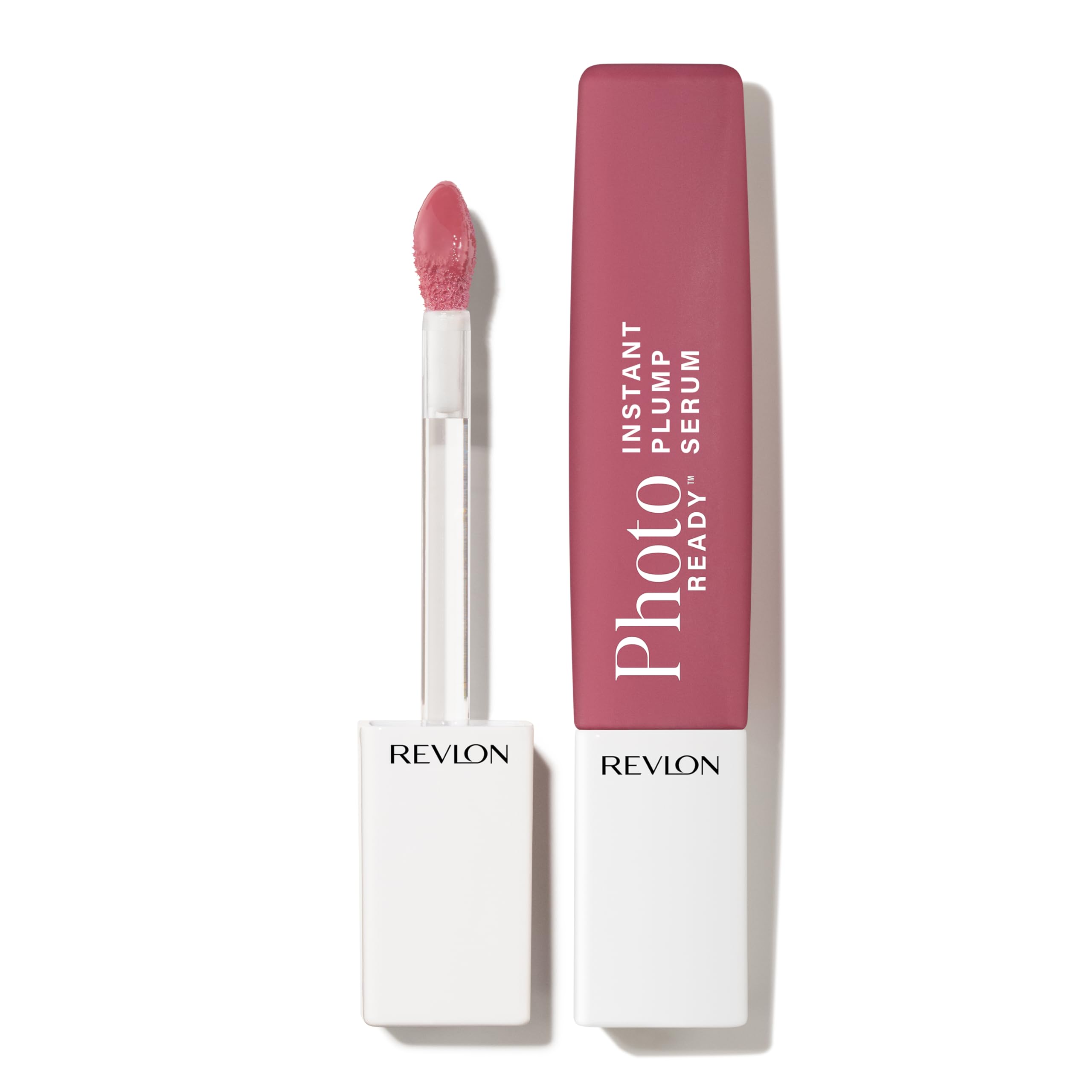 REVLON PhotoReady Instant Plump Serum, Plumping Lip Gloss with Tingling Sensation, Hydrating, Non-Sticky & High Shine Finish, 009 Lip Floaties, 0.25 fl oz