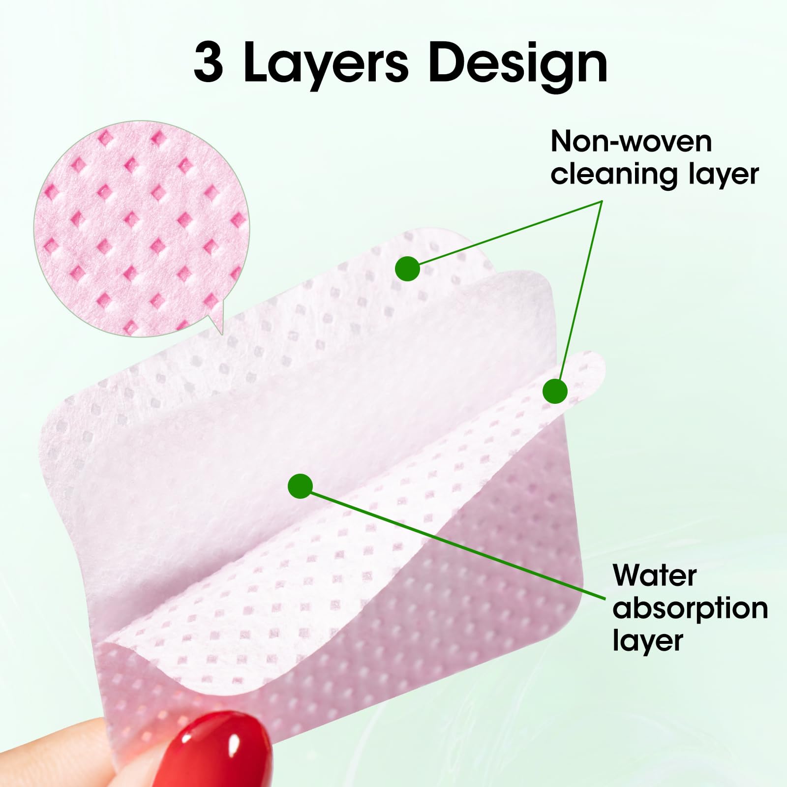 Gellen Nail Polish Remover with Lint Free Nail Wipes, 6.1 Fl.Oz Non Acetone Polish Remover Jasmine Scent, 200PCS Soft Non-Woven Nail Polish Remover Pads in One Kit for DIY at Home Salon Nail Supplies