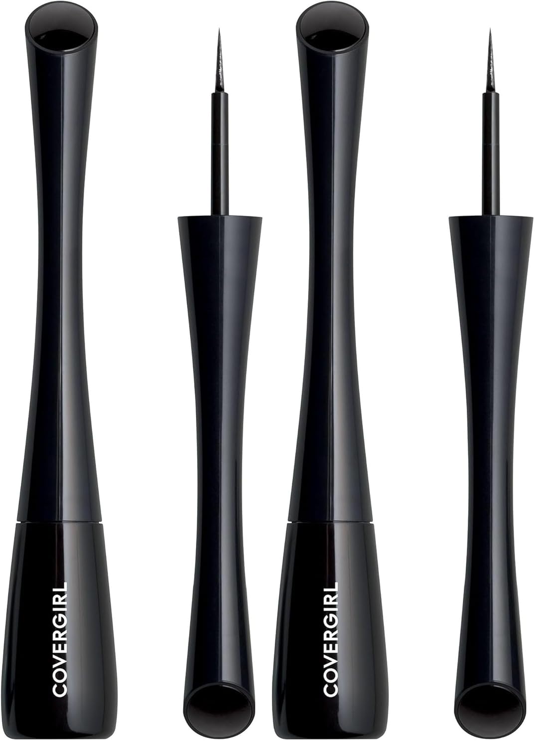 COVERGIRL Get In Line Liquid Eyeliner, Black Vinyl, 0.08 Fl oz