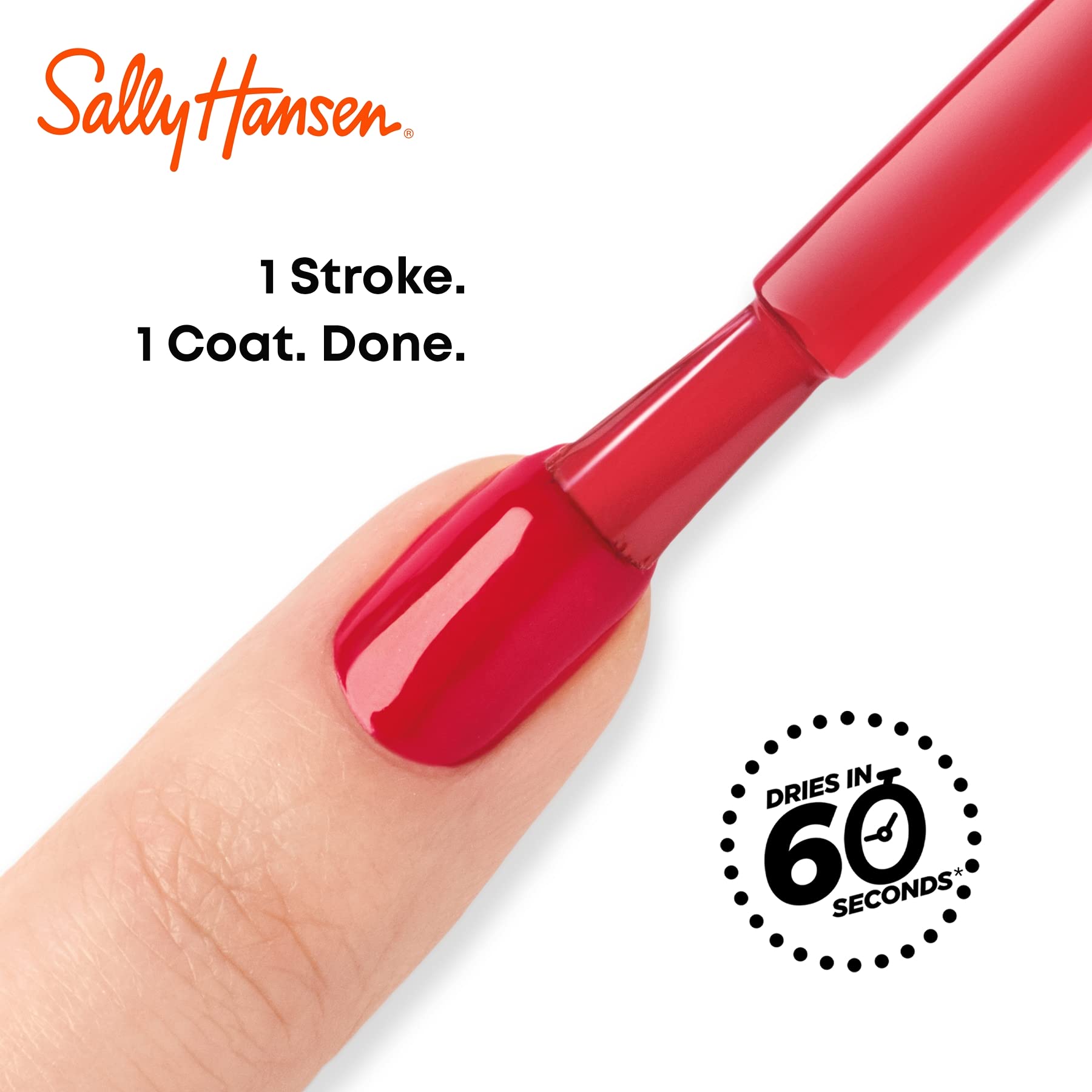 Sally Hansen Insta-Dri®, Clearly Quick, Quick Dry, Long Lasting, Streak-Free Shine, Clear Nail Polish