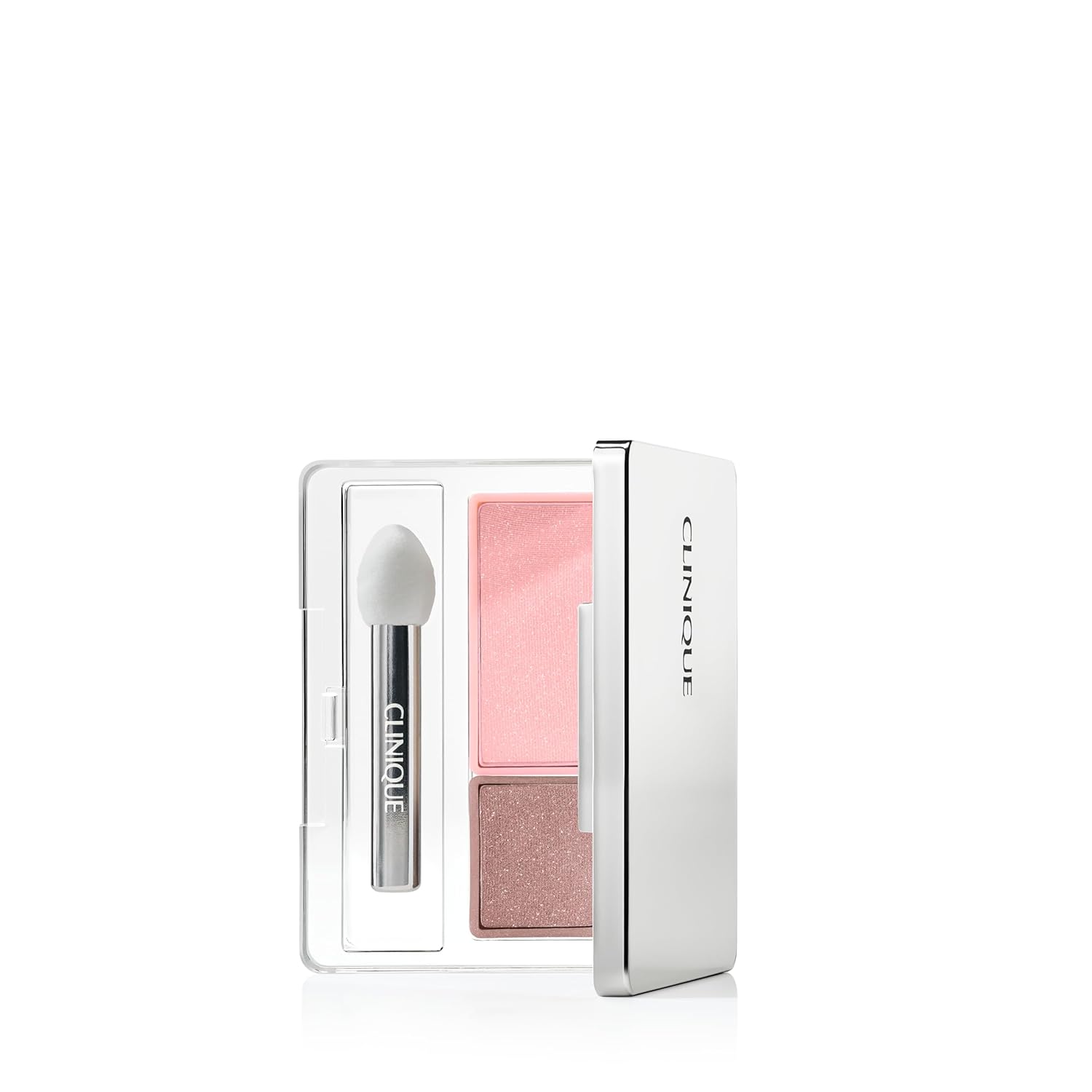 Clinique All About Shadow Duo Eye Shadow Makeup | Safe For Sensitive Eyes | Buildable + Long-Wearing Color | Smooth, Easy Application | Buildable + Long-Wearing Color | Smooth, Easy Application