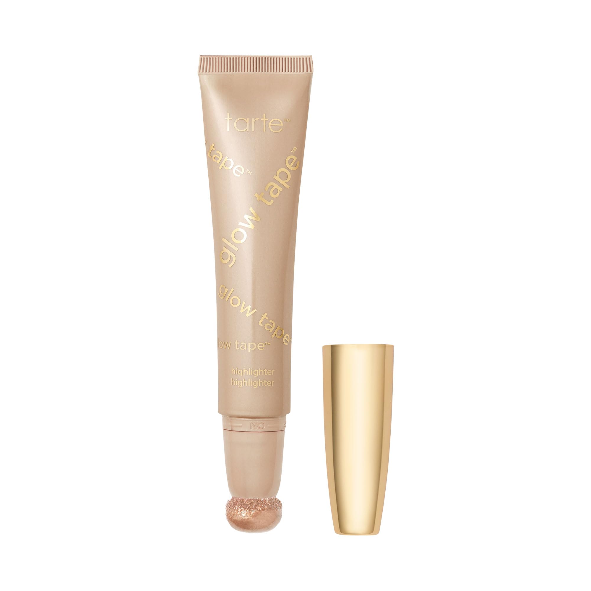 tarte glow tape highlighter – Illuminating Makeup with Lightweight Buildable Mineral Pigments & Shea Butter, Vegan & Cruelty-Free, full size, pearl glow