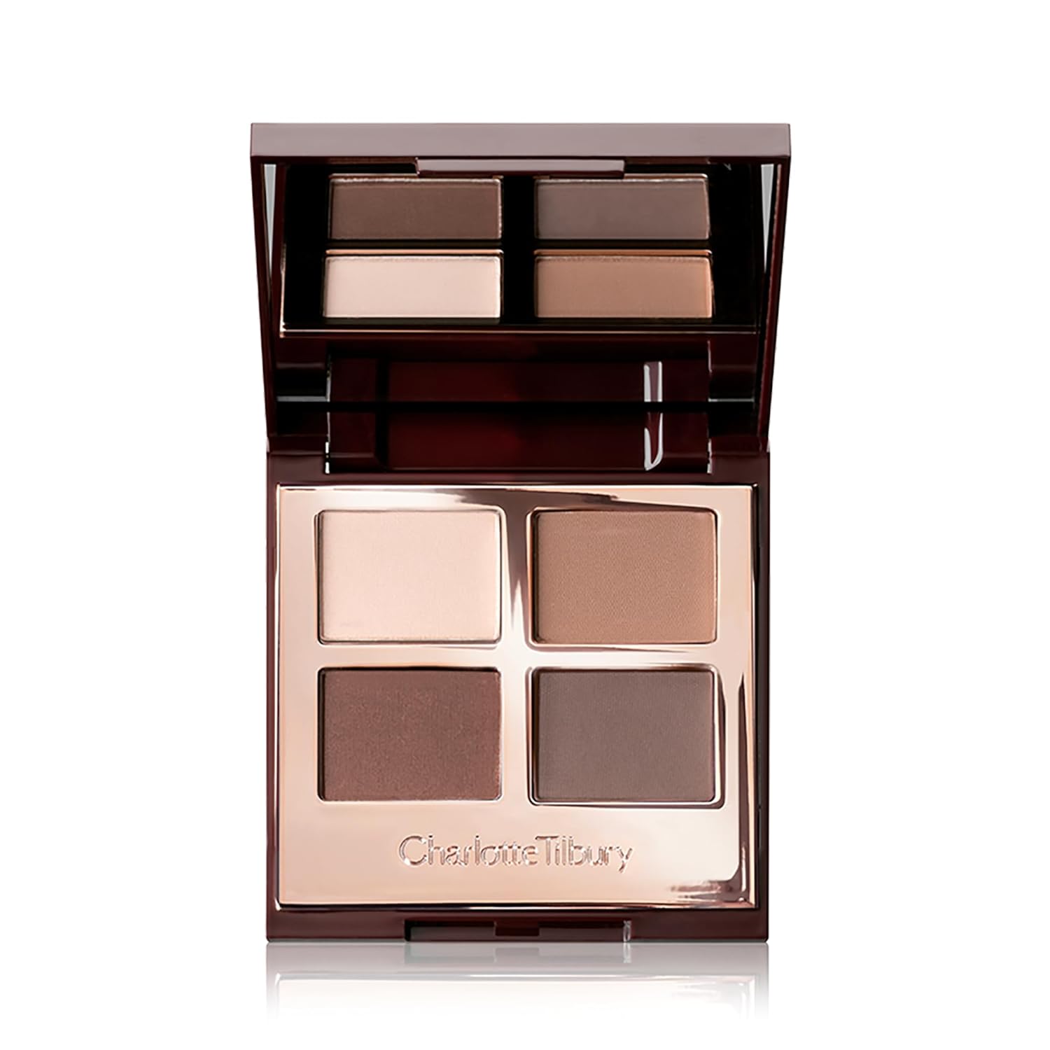 Charlotte Tilbury Luxury Palette Eyeshadow - Shimmer, Metallic & Satin Matte Eyeshadow Quad with a Rich Powder Formula - Includes 4 Complementary Shades