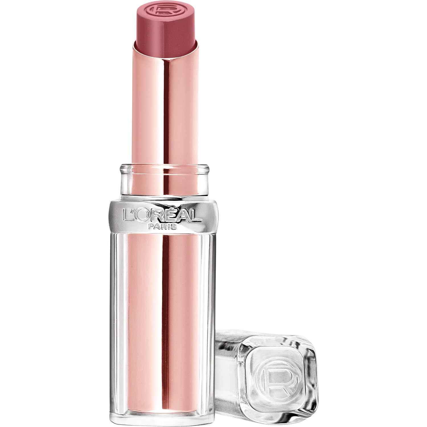 L'Oreal Paris Glow Paradise Hydrating Balm-in-Lipstick with Pomegranate Extract, Nude Heaven, 0.1 Oz