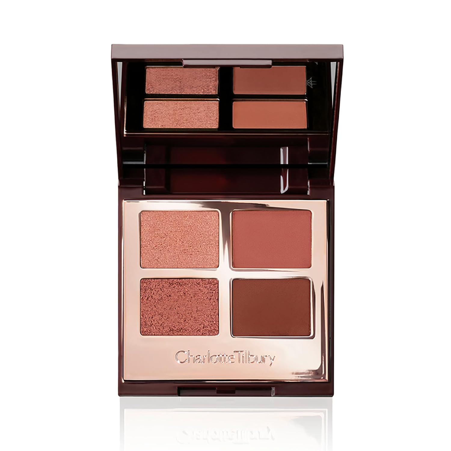 Charlotte Tilbury Luxury Palette Eyeshadow - Shimmer, Metallic & Satin Matte Eyeshadow Quad with a Rich Powder Formula - Includes 4 Complementary Shades