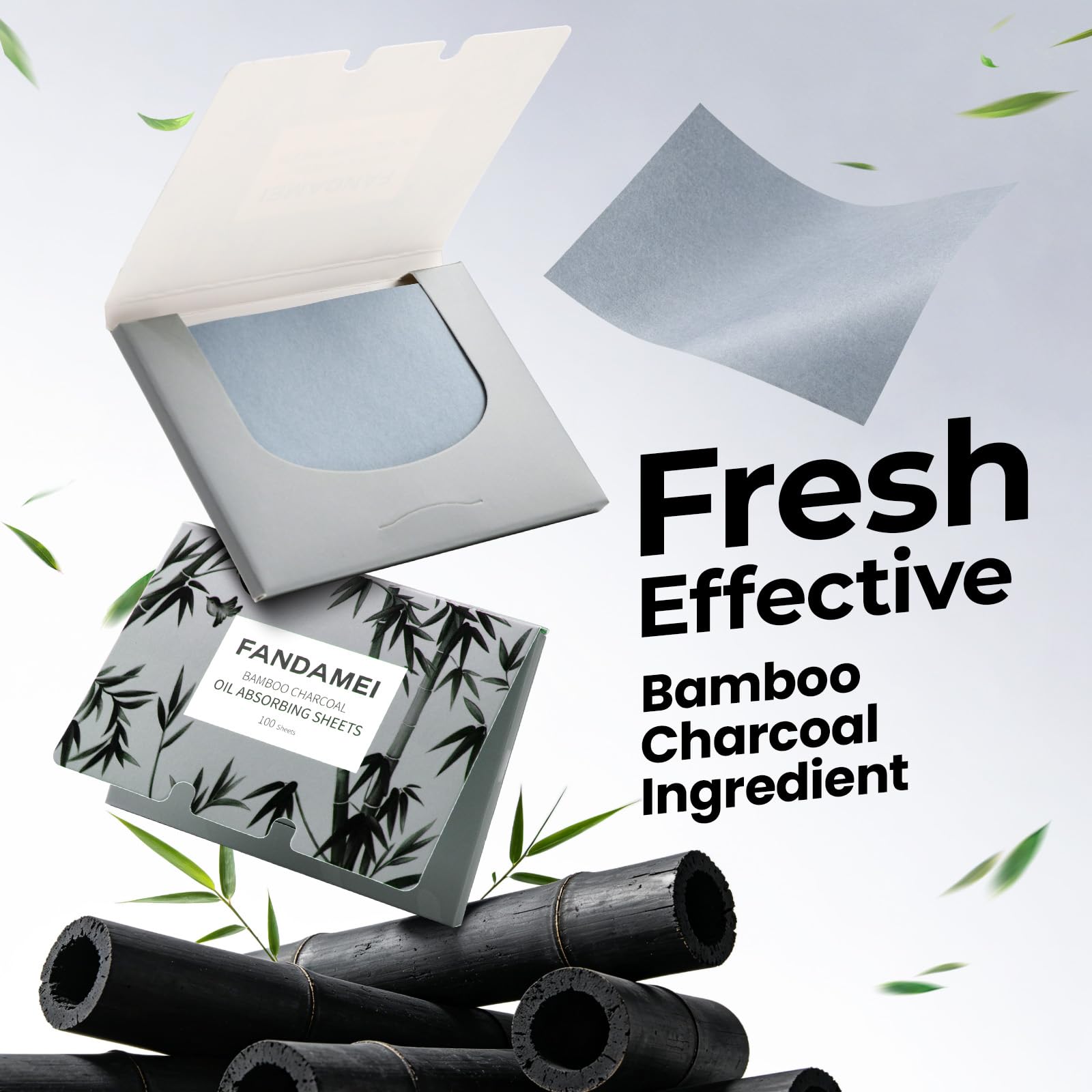 FANDAMEI 600 Counts Oil Blotting Sheets For Face, Blotting Paper for Oily Skin, Oil Control Film, Oil Absorbing Sheets For Face, Oil Absorbing Tissues, Oil Blotting Papers
