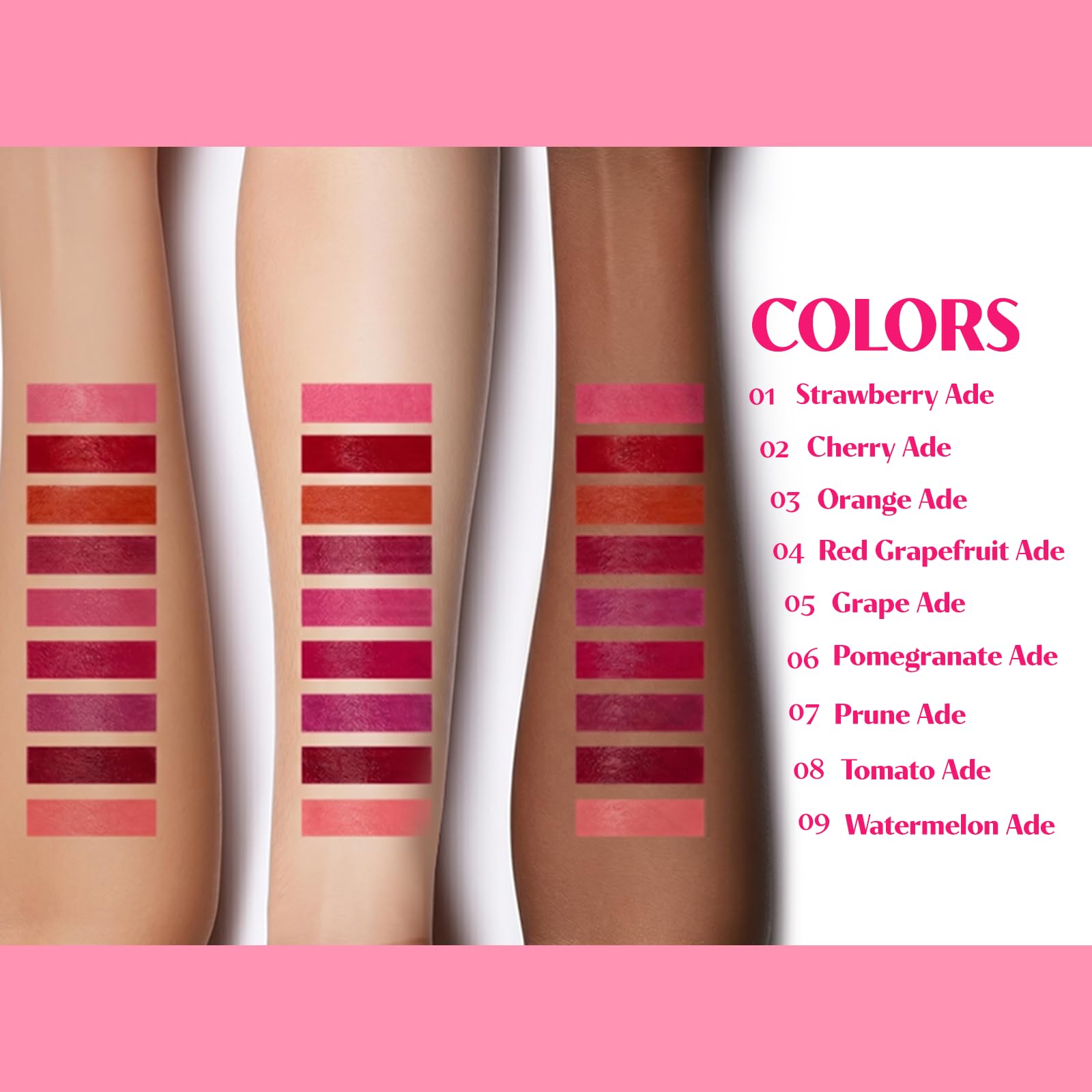 ETUDE Dear Darling Water Tint, Cherry Ade, Lip and Cheek Stain, Watercolor Blush Tint for Sun-Kissed Flush, Smudge Proof Korean Lip Tint, Lightweight K-Beauty Makeup, 9g
