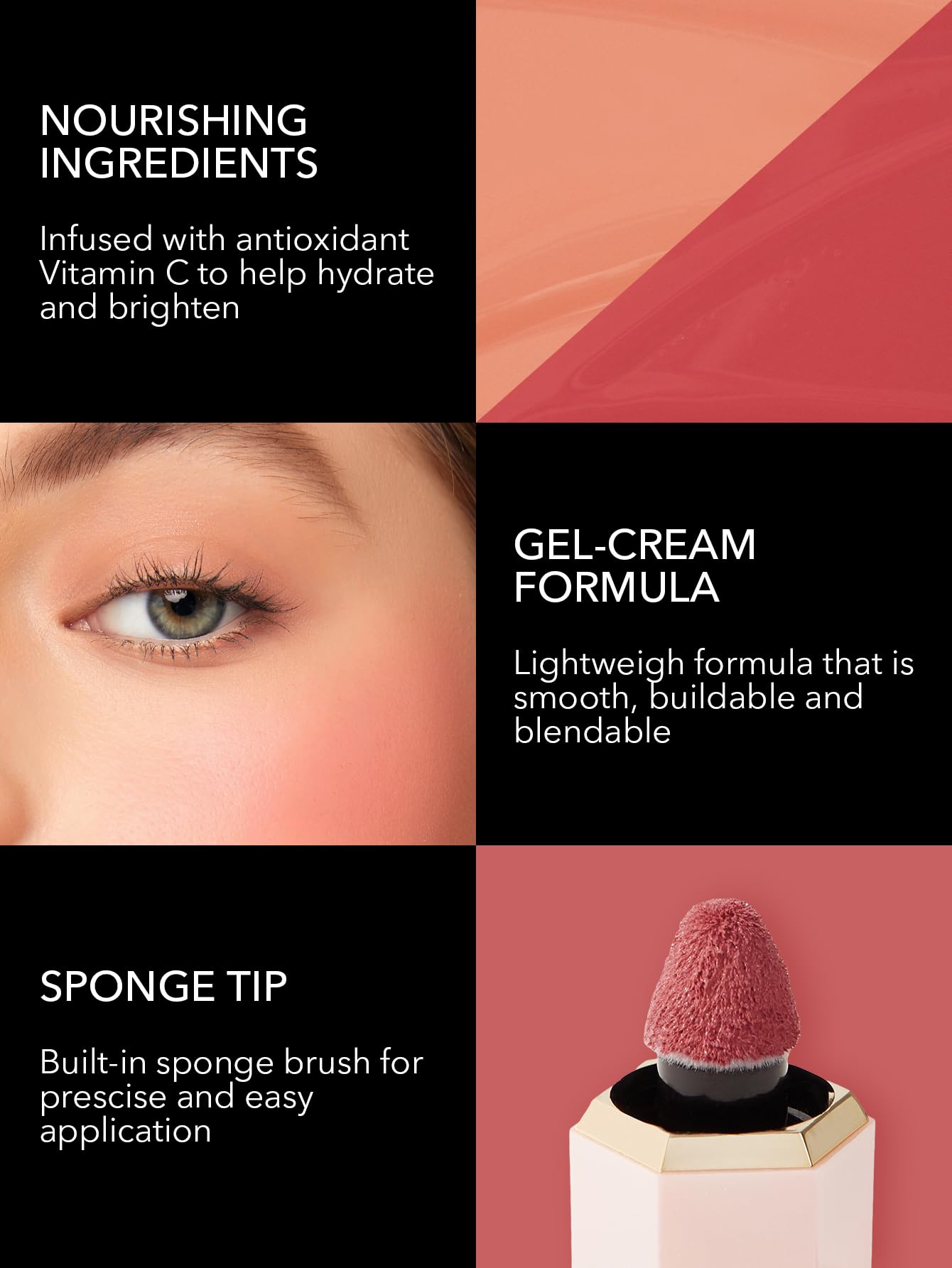 Color Bloom Liquid Blush - Love Cake by Sheglam for Women - 0.17 oz Blush
