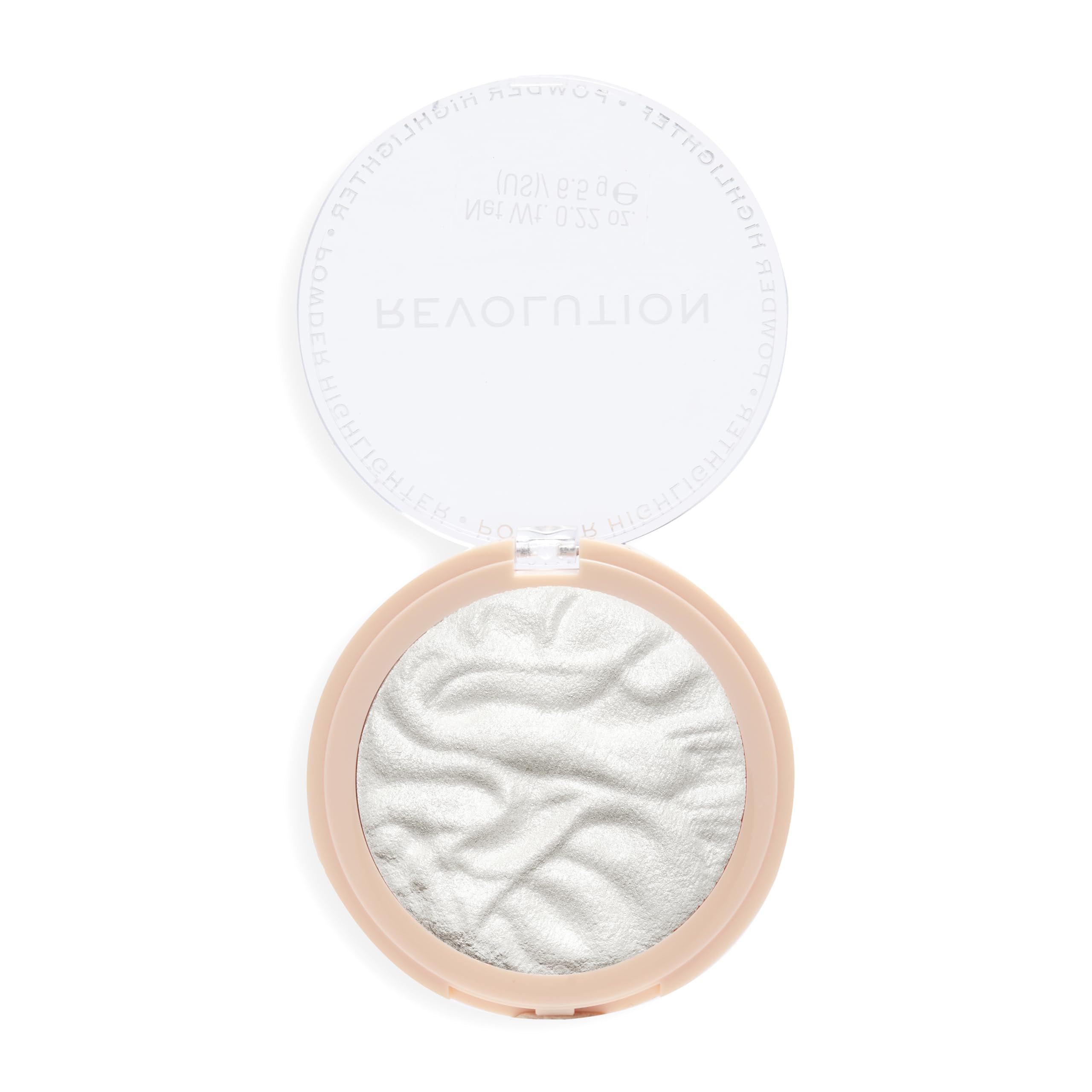 Revolution, Reloaded Pressed Powder Highlighter, Intensely Pigmented for a High-Impact Dewy Finish, Set The Tone, 0.22 oz