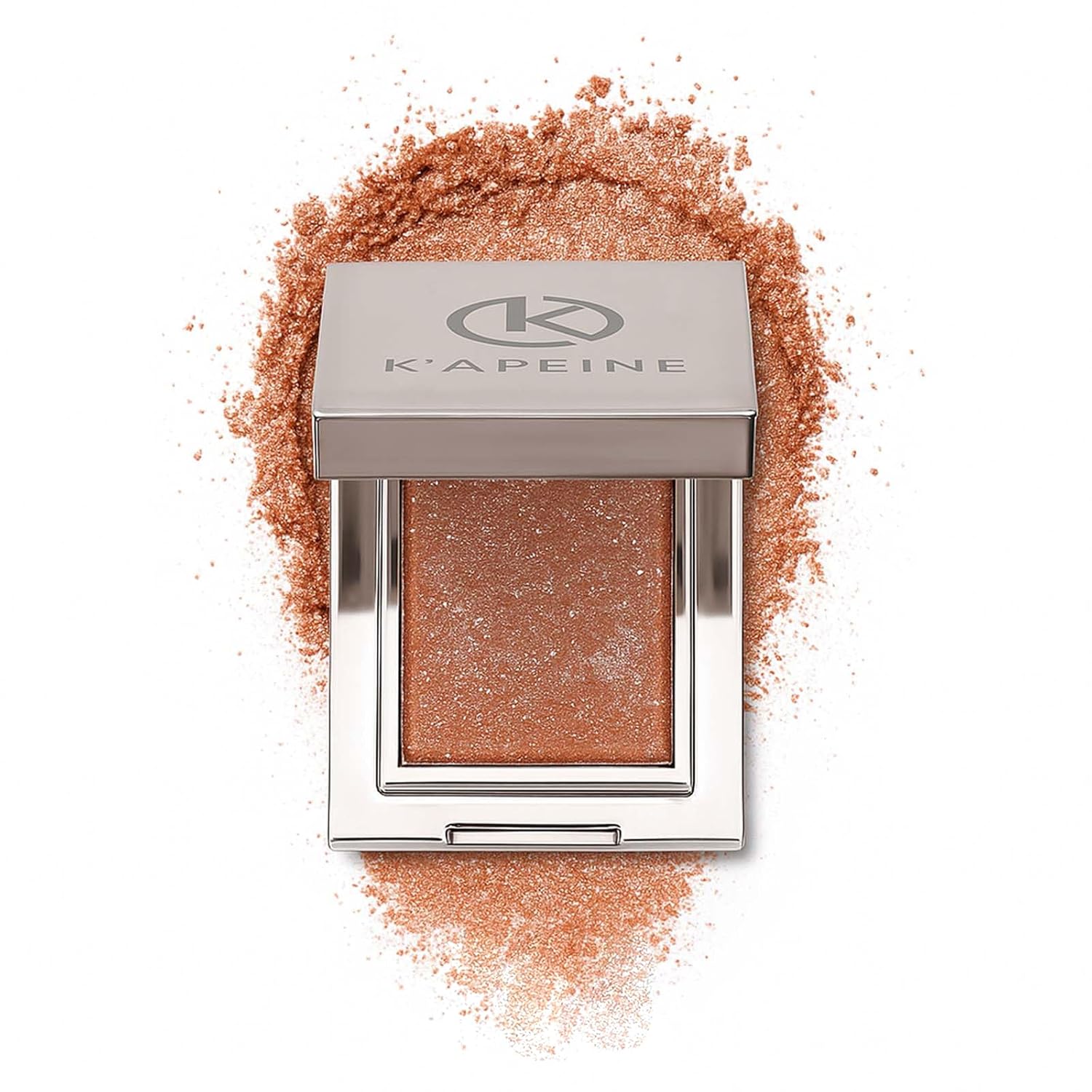 K'APEINE Purple Glitter Eyeshadow, Single Shimmer Eyeshaow Highlighter Sparkling Metallic Makeup Palette High Pigment Eye Shade Blendable Waterproof for Everyday Special Occasions (0.141 oz)-08#