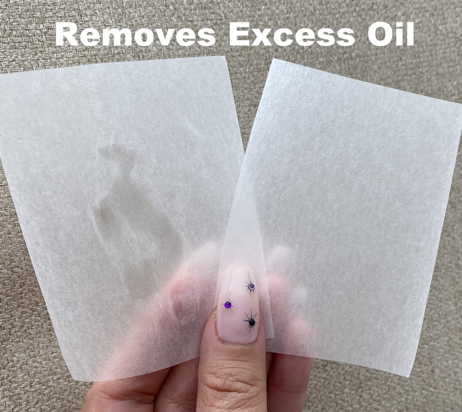 2 Pks FRAGRANCE-FREE Unscented Natural Abaca Blotting Paper - 100 Oil Blotting Sheets - Makeup Friendly UNISEX Oily Skin Shine Blotter Photography Zoom Meetings Travel Gym School - MADE IN TAIWAN