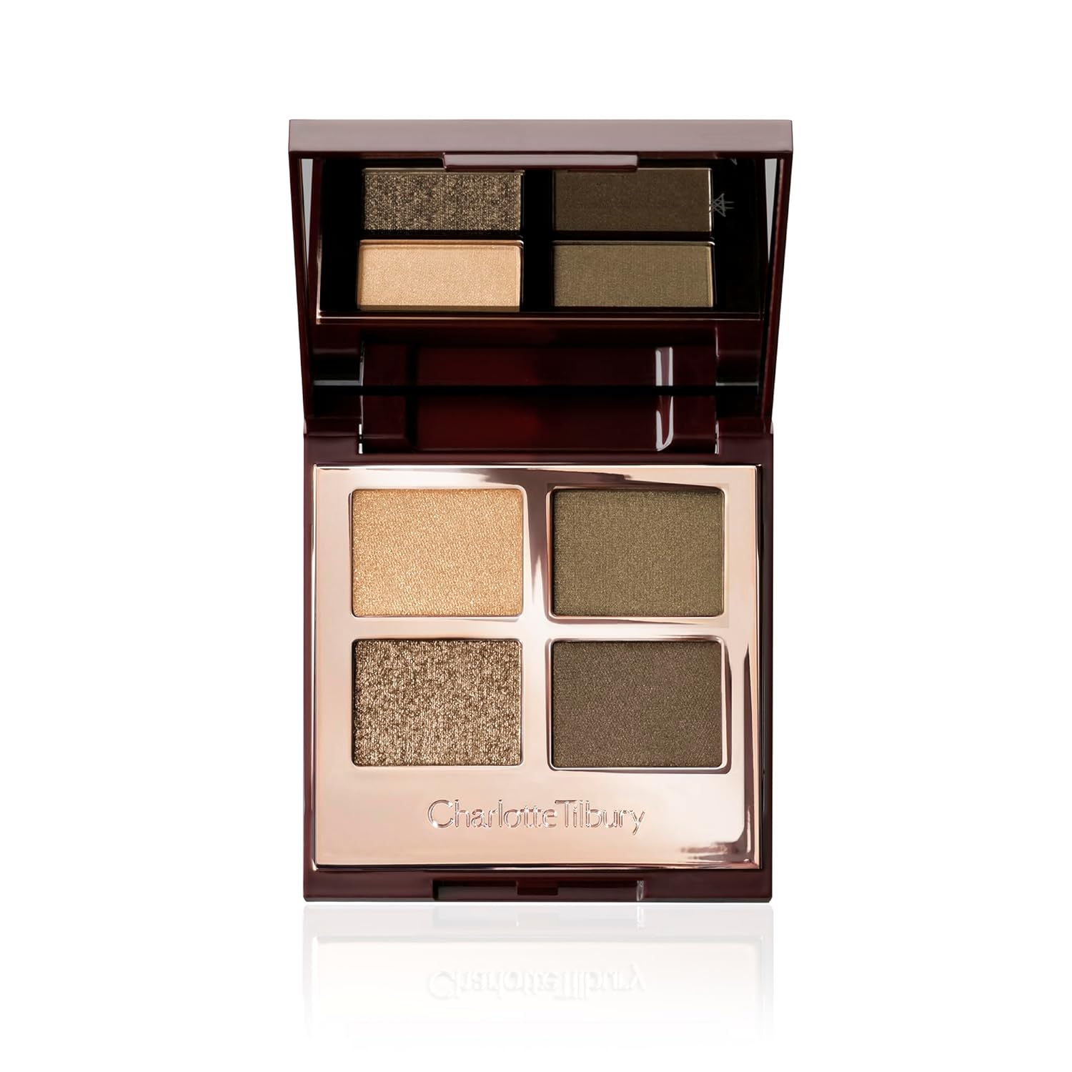 Charlotte Tilbury Luxury Palette Eyeshadow - Shimmer, Metallic & Satin Matte Eyeshadow Quad with a Rich Powder Formula - Includes 4 Complementary Shades