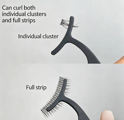 Calyuna Y-Shaped False Eyelash Applicator Tool, Precision Lash Helper for Easy Application, 2 Pack