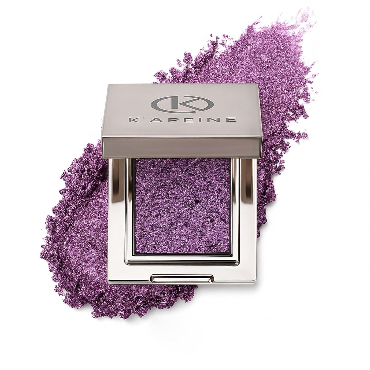 K'APEINE Purple Glitter Eyeshadow, Single Shimmer Eyeshaow Highlighter Sparkling Metallic Makeup Palette High Pigment Eye Shade Blendable Waterproof for Everyday Special Occasions (0.141 oz)-08#
