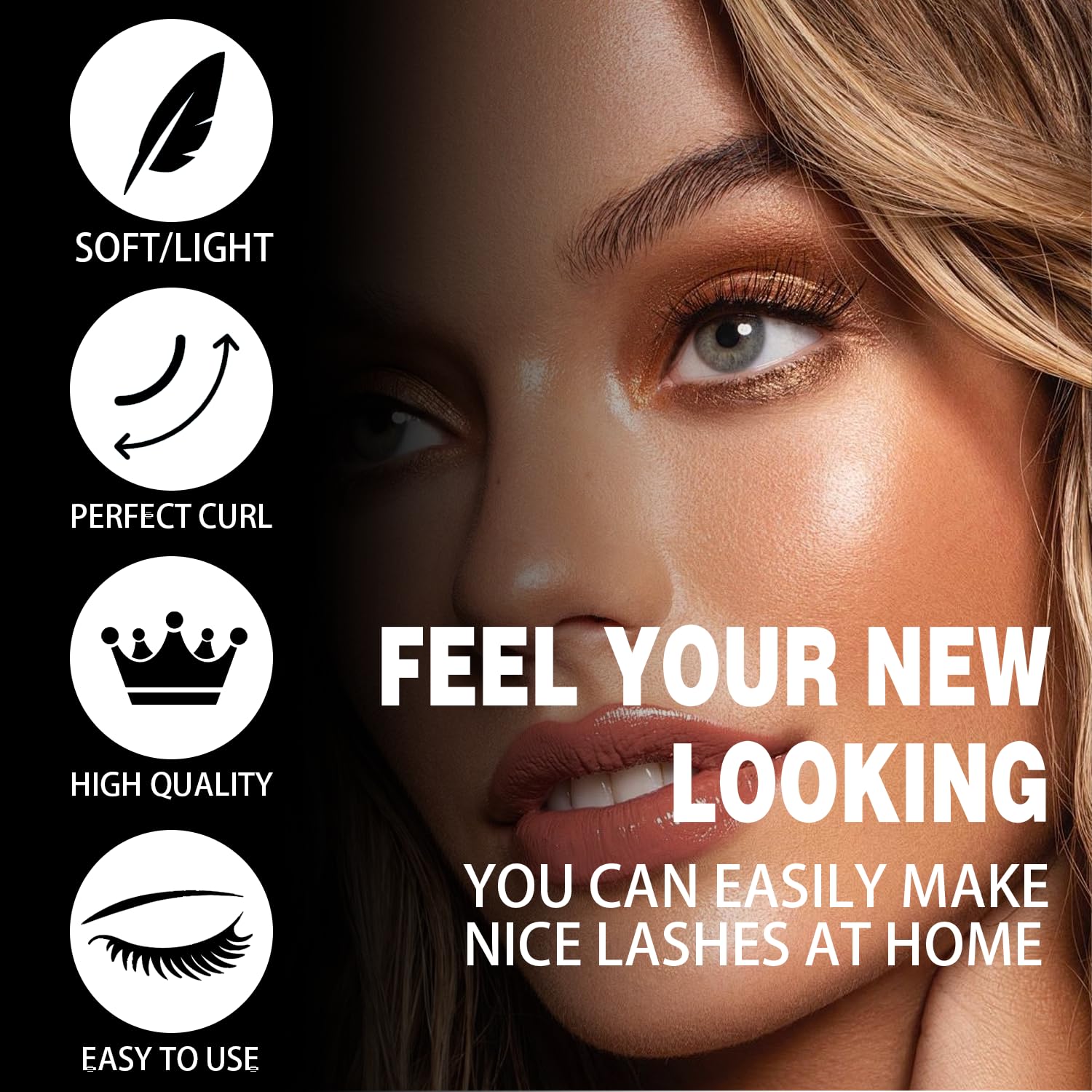 Wispy Lash Clusters Kit, 80 Pcs Individual Eyelash Clusters (10-18mm C Curl) - DIY Lash Extension Kit with Lash Glue, Sealant & Tweezers, Natural Fluffy Fake Lashes for Home Use, Beginners Friendly