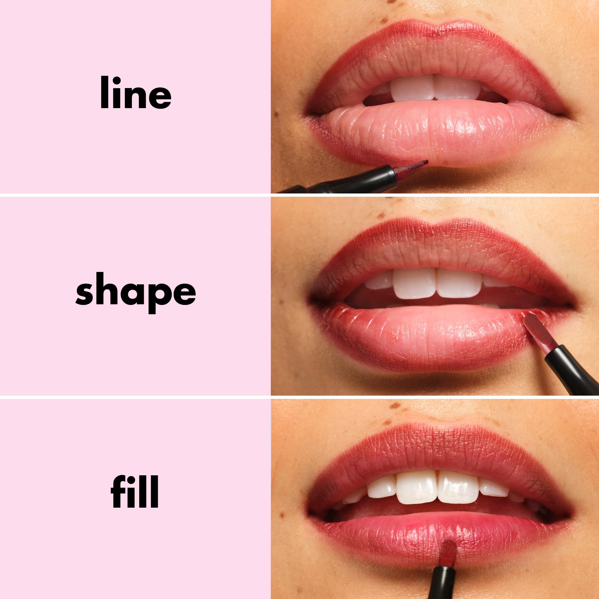 e.l.f. Main Stain Lip Marker, Lip Stain to Line, Define, Contour & Fill for Long-Lasting & Transfer-Resistant Color, Vegan & Cruelty-Free, Rose Macaron