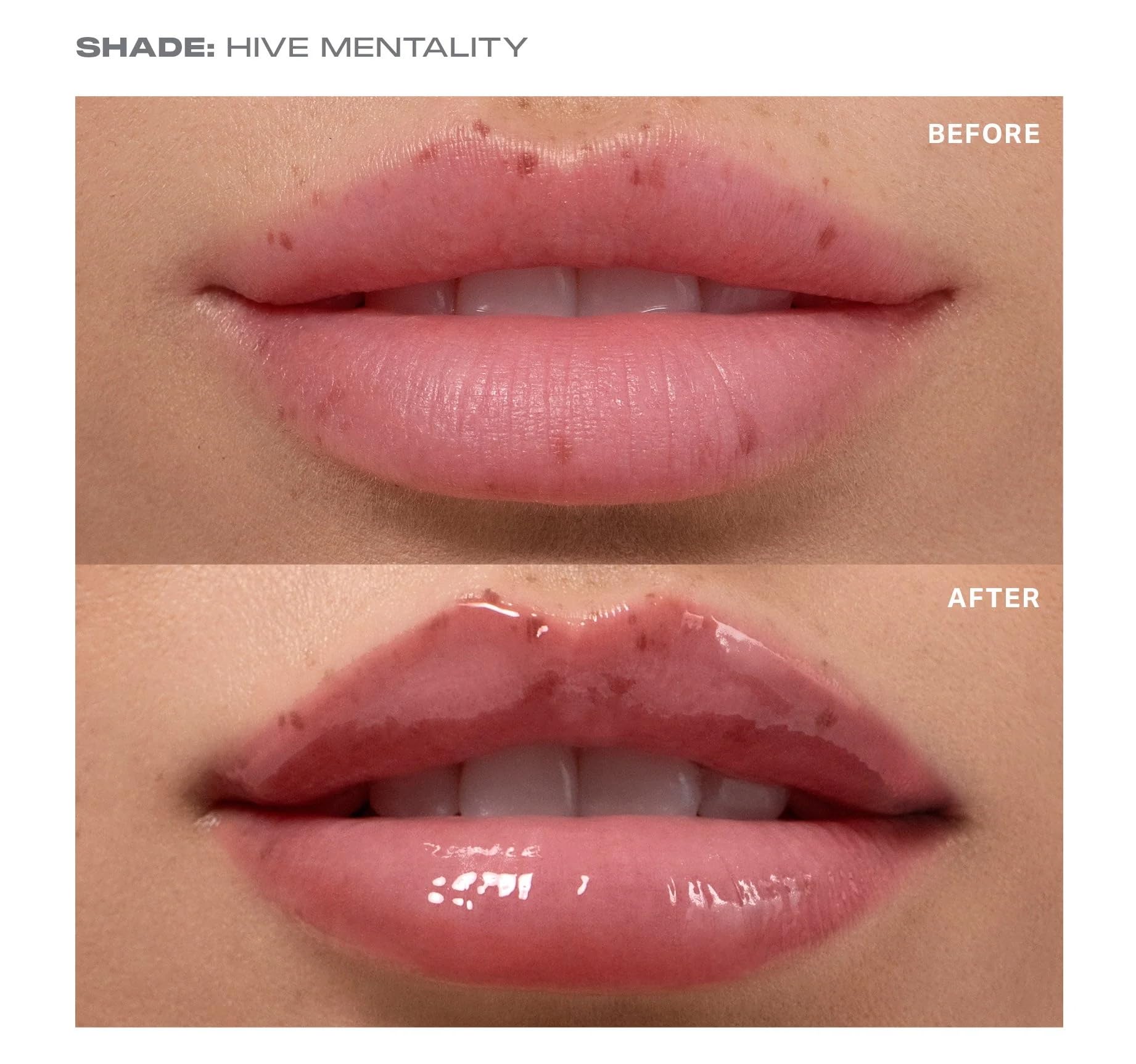 Morphe Hot Honeys Volumizing Lip Oil Plumper - Hydrating Lip Gloss for Women with Manuka Honey + Chili Extract - Makeup for Tingling Volume & Glossy Sheer Tint - Queen Bee (0.15 fl oz)