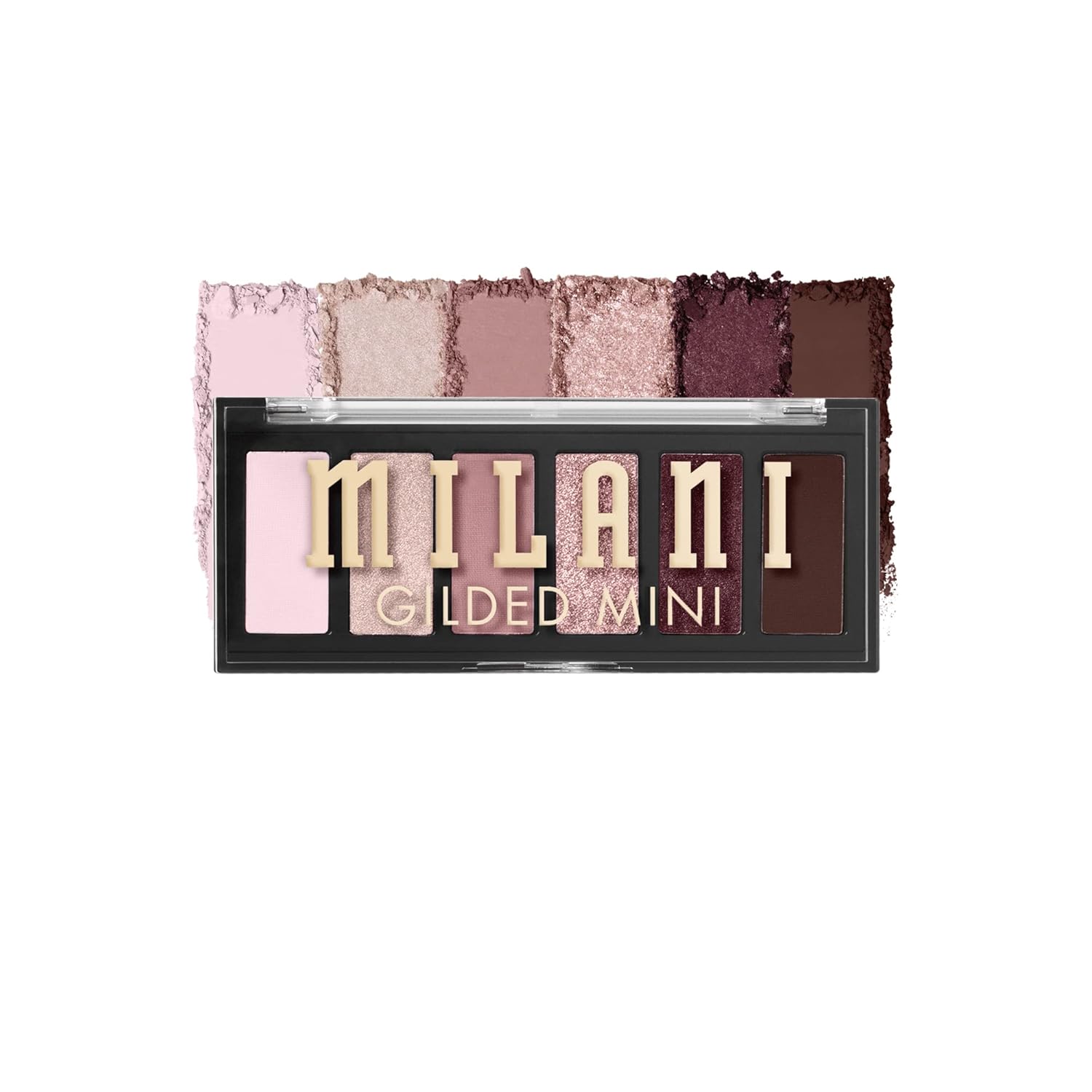 Milani Gilded Mini Eyeshadow Palette with 6 Matte & Shimmer Hues - Champagne Problems