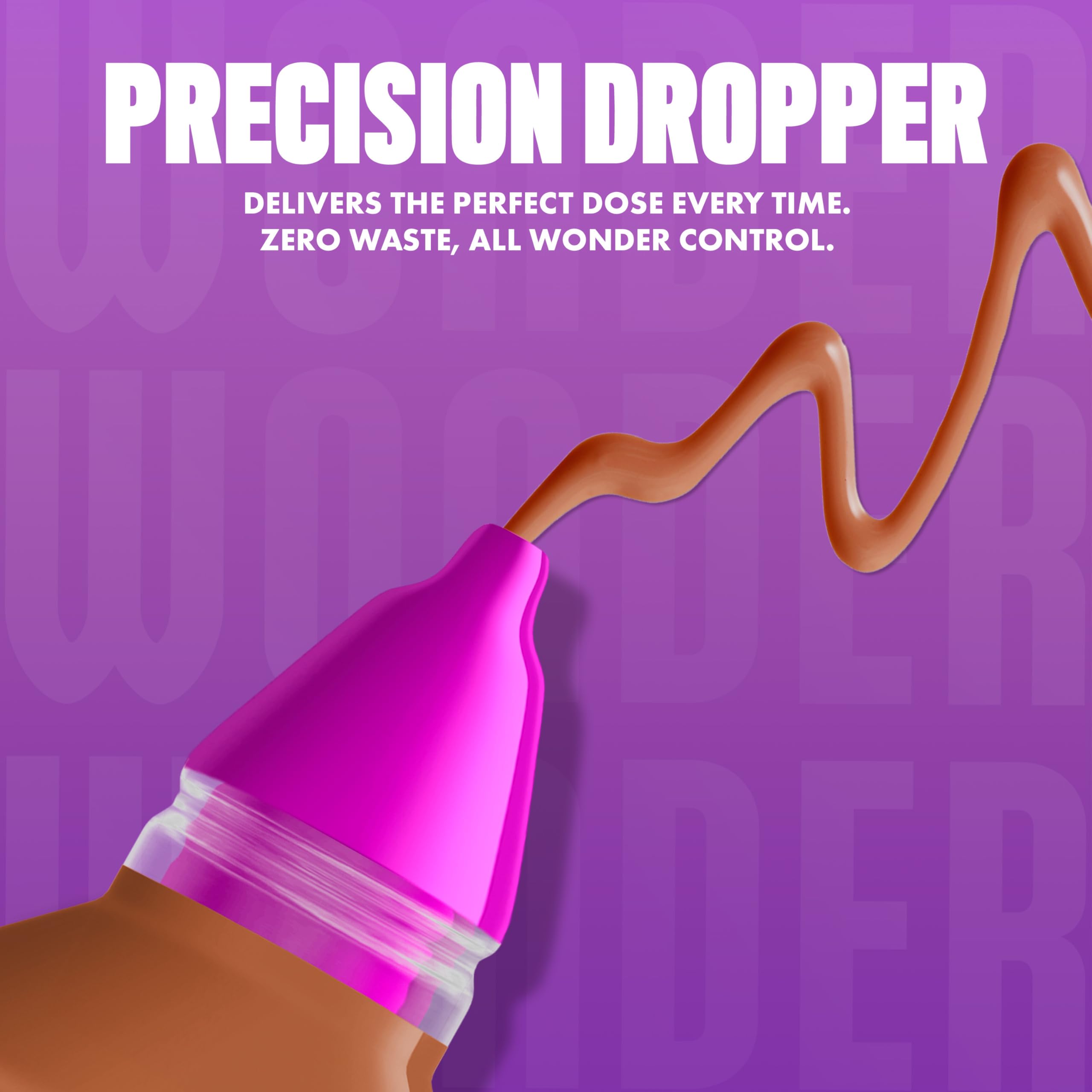 NYX PROFESSIONAL MAKEUP Make 'Em Wonder Liquid Foundation, 24HR Foundation Makeup With A Soft Matte Finish, Buildable Full Coverage - 34 Mahogany