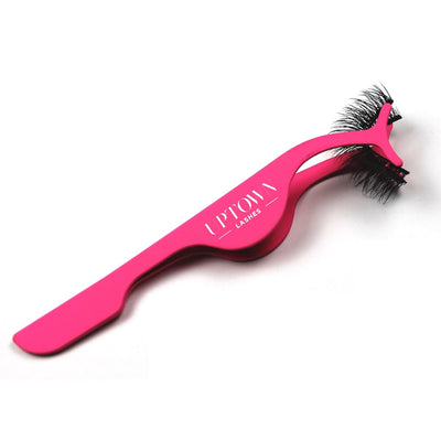 Magnetic Eyelash Applicator Tool for Magnetic Lashes & False Eyelashes – Fake Eyelash Applicators by Uptown Lashes (Pink)