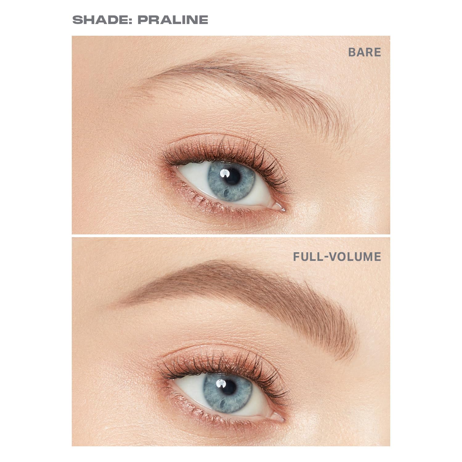 Morphe Brow Tease Eyebrow Gel Mousse - Volumizing Brow Gel to Tint, Thicken & Shape with 100% Natural Bamboo Fibers - Enriched with Conditioning Coffee Seed Oil - Praline (0.16 fl oz)