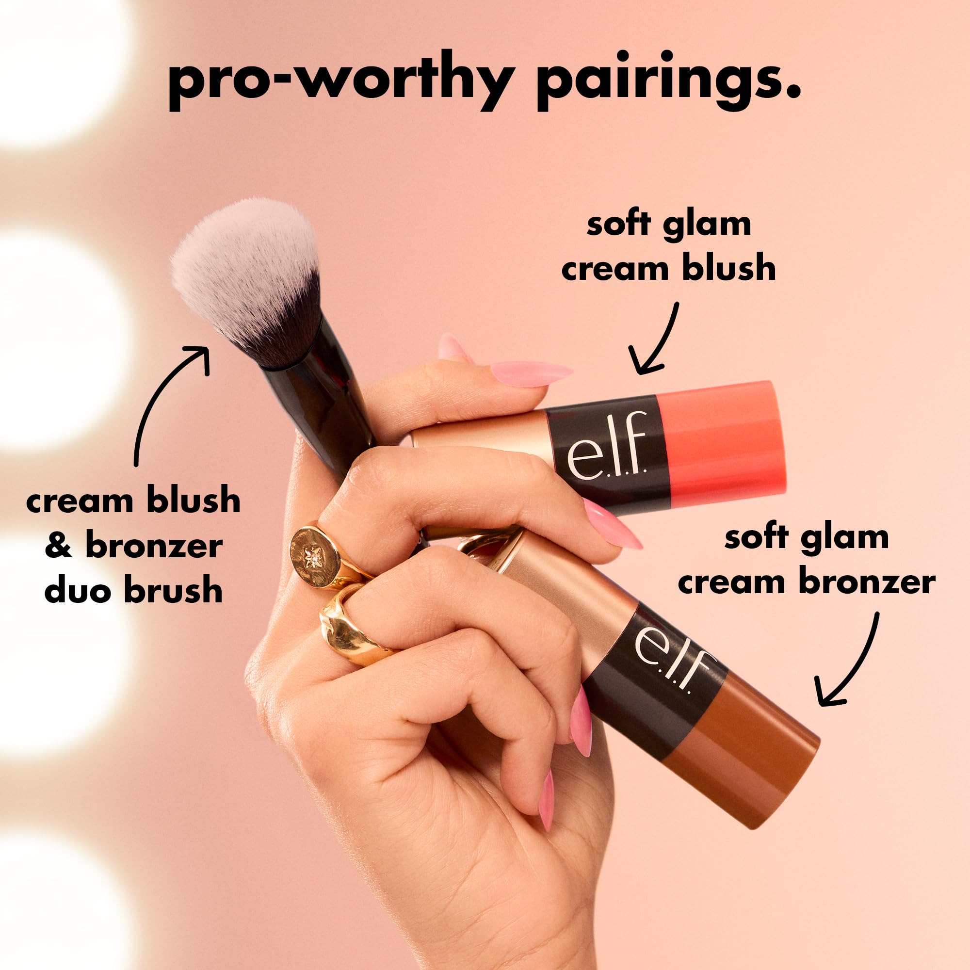 e.l.f. Soft Glam Cream Blush Stick, Buildable Cream Blush for A Natural Flush & Satin Finish, Made with Shea Butter, Vegan & Cruelty-Free, Muted Mauve