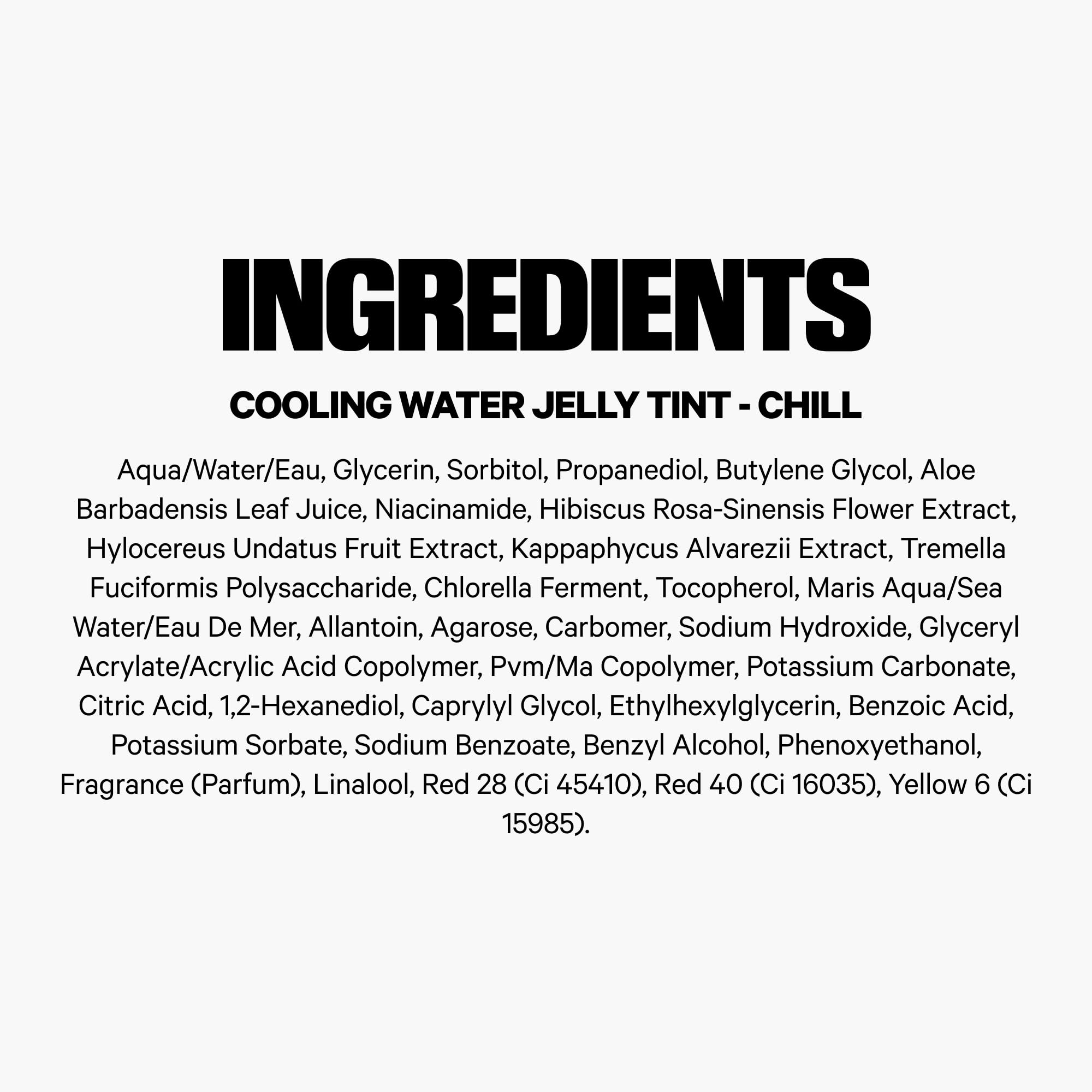 Milk Makeup Cooling Water Jelly Tint – Long-Lasting Sheer Lip + Cheek Stain with Firming Vegan Collagen + Hydrating Aloe – Transfer Proof, Buildable Lip Tint + Blush – Chill (Red), 0.17 oz