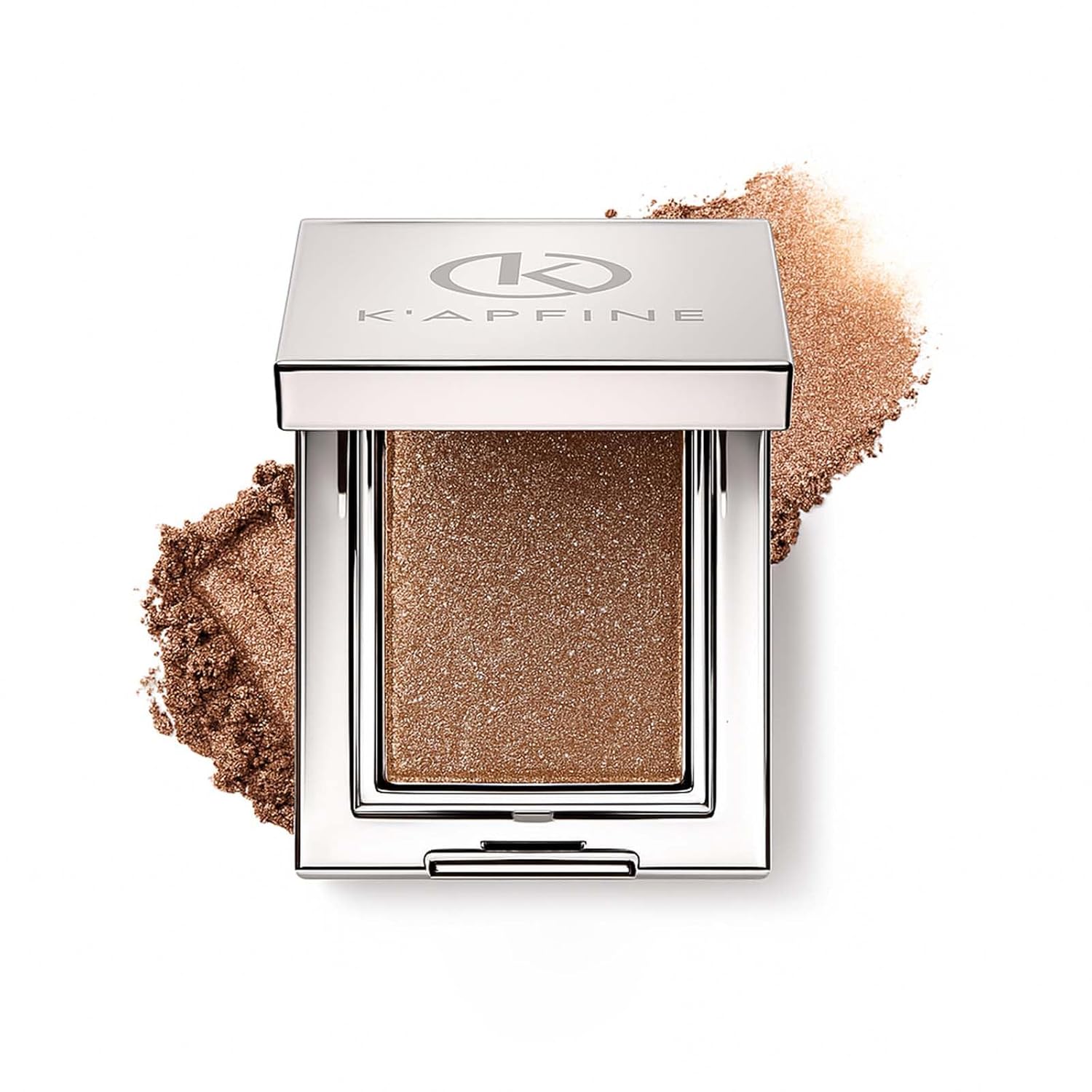 K'APEINE Purple Glitter Eyeshadow, Single Shimmer Eyeshaow Highlighter Sparkling Metallic Makeup Palette High Pigment Eye Shade Blendable Waterproof for Everyday Special Occasions (0.141 oz)-08#