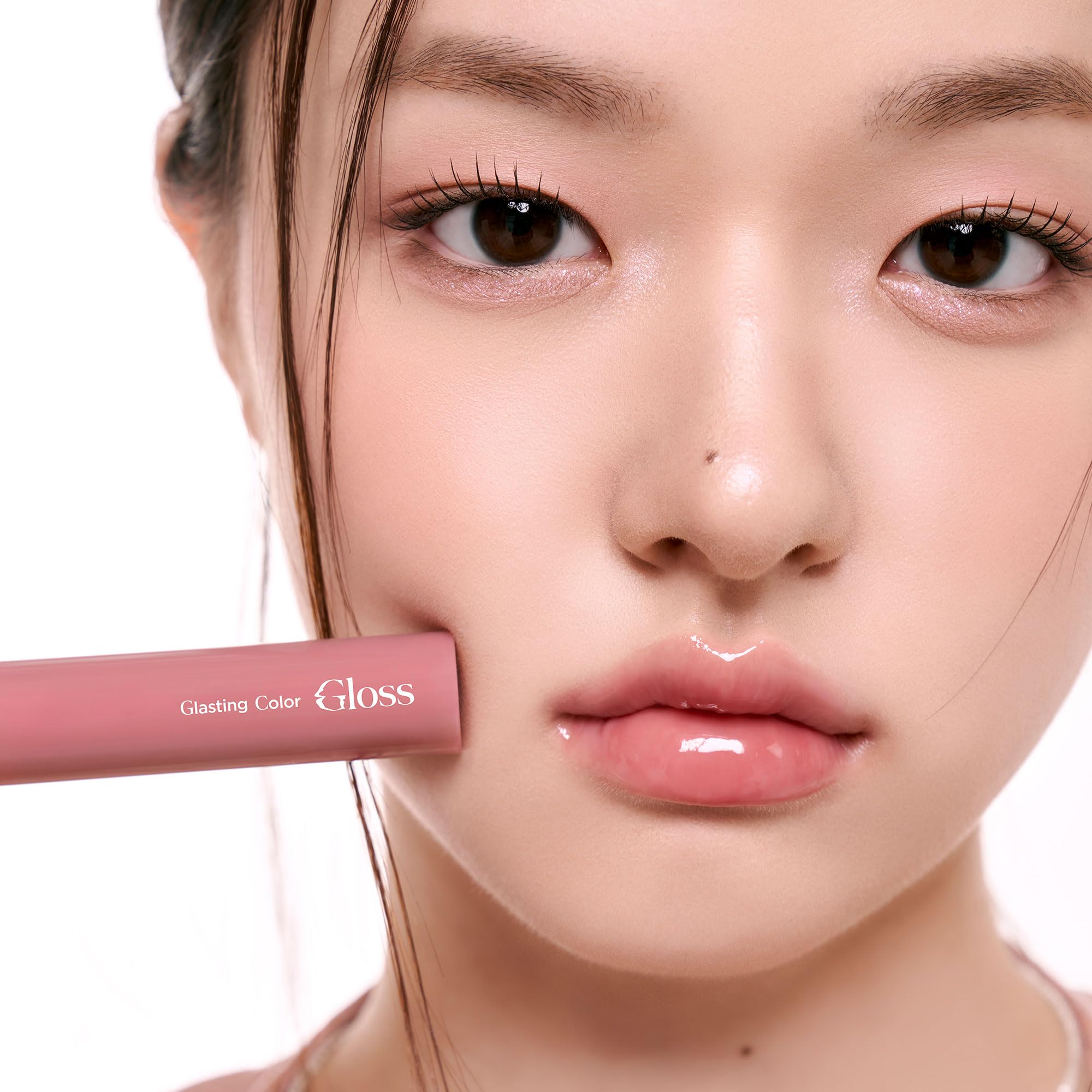 rom&nd Glasting Color Gloss 03 Rose Finch | K-Beauty Plumping Lip Glow | Hydrating, Non-Sticky, Sheer Rosy Shine