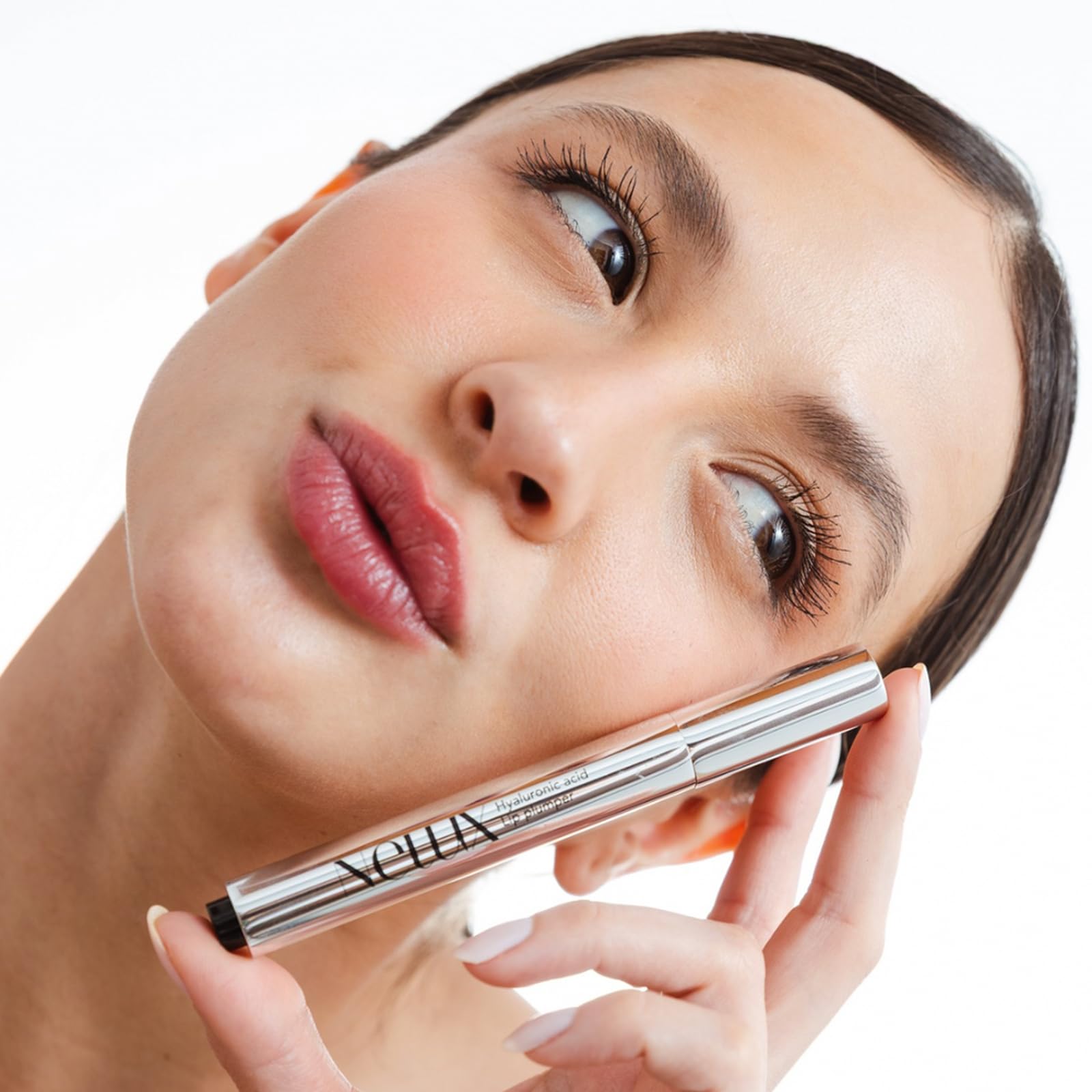 Nelux Lip Plumper, Nelux Hyaluronic Acid Lip Plumper, Instant Hydration While Visibly Cosmetics Boosting Fullness and Smoothness, Natural Lip Plumpers Without Sticky Glosses and Painful Tingles