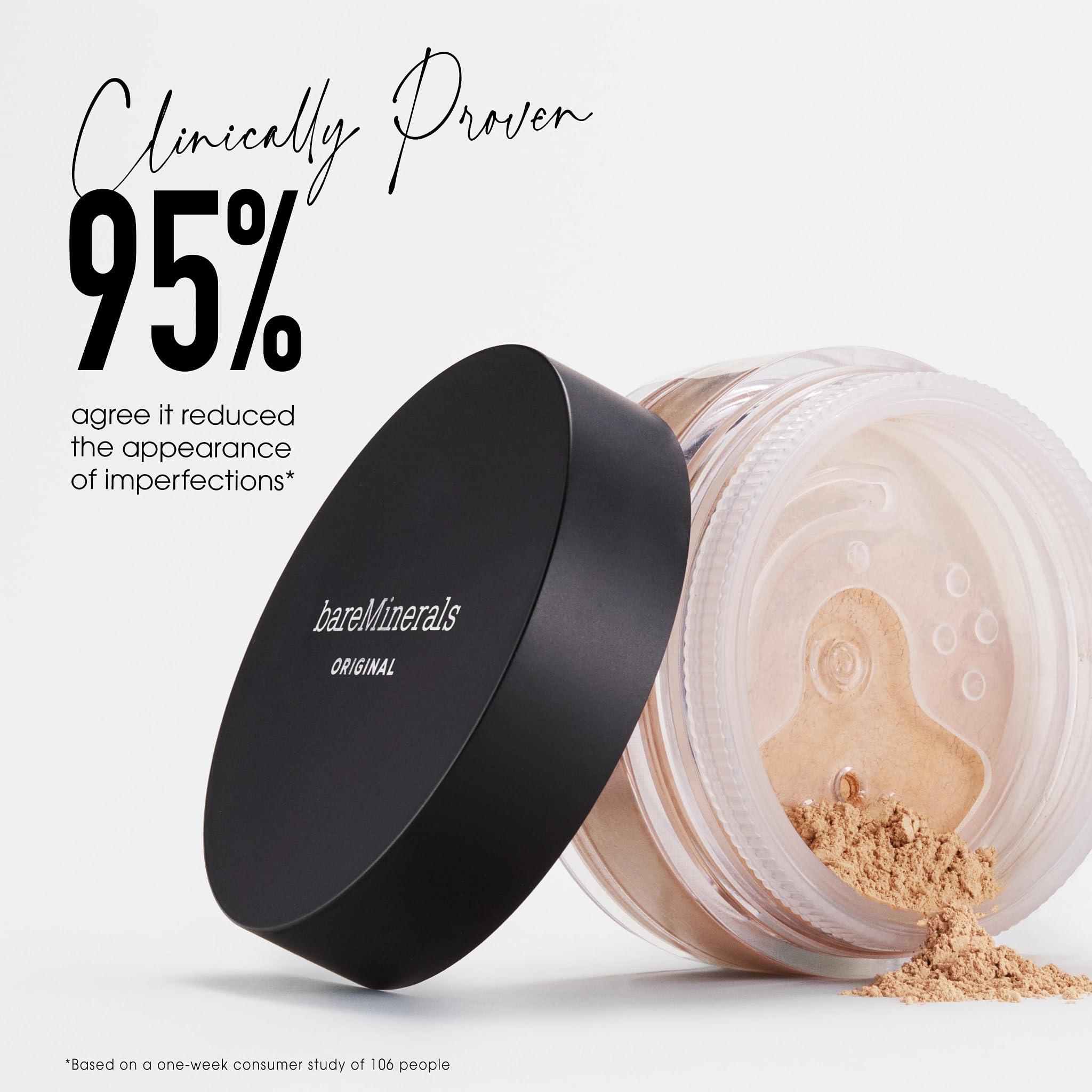 Original Loose Powder Foundation SPF 15, Medium Beige 12, Vegan, Cruelty-Free & Dermatologist-Tested