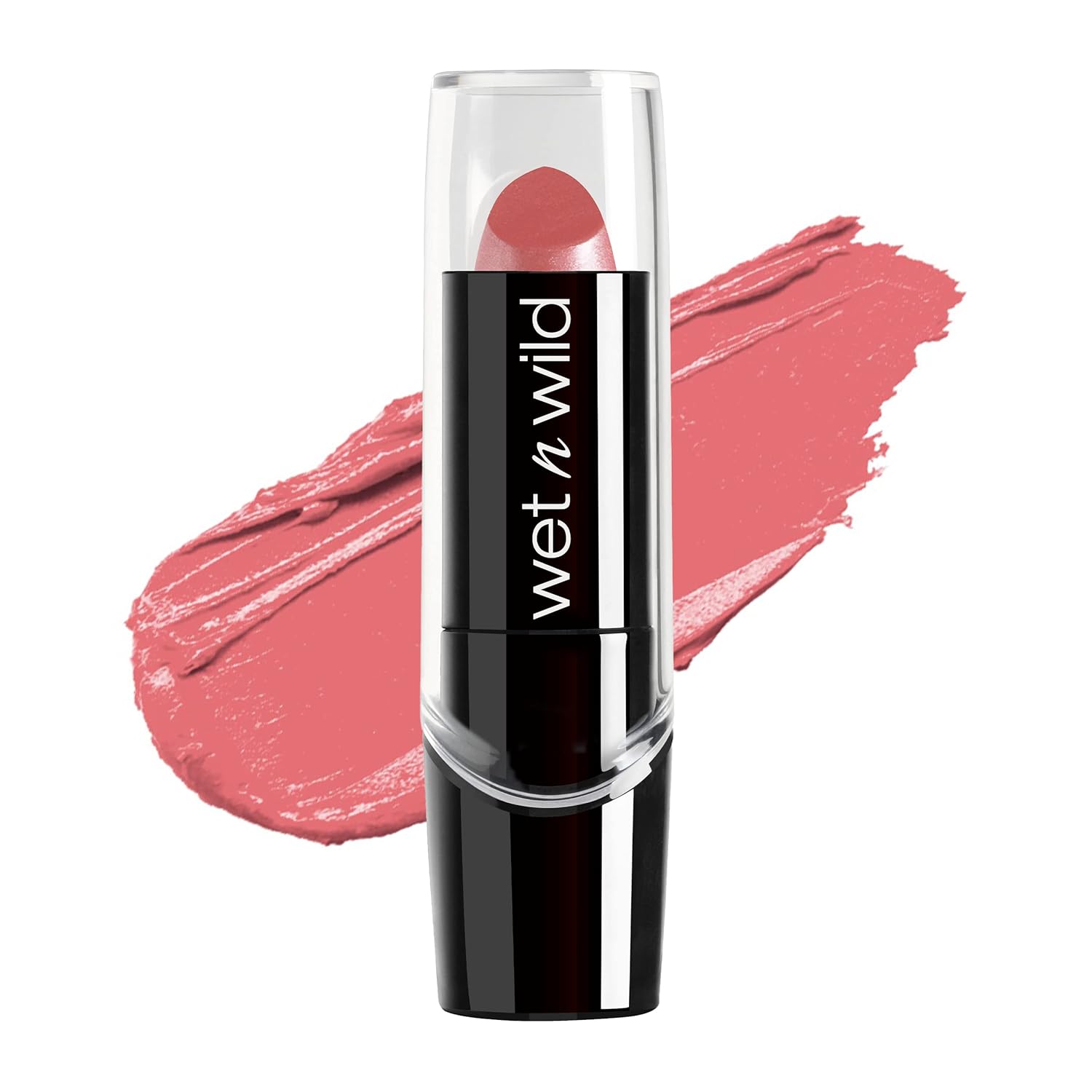 wet n wild Silk Finish Lipstick, Hydrating Rich Buildable Lip Color, Formulated with Vitamins A,E, & Macadamia for Ultimate Hydration, Cruelty-Free & Vegan - Secret Muse