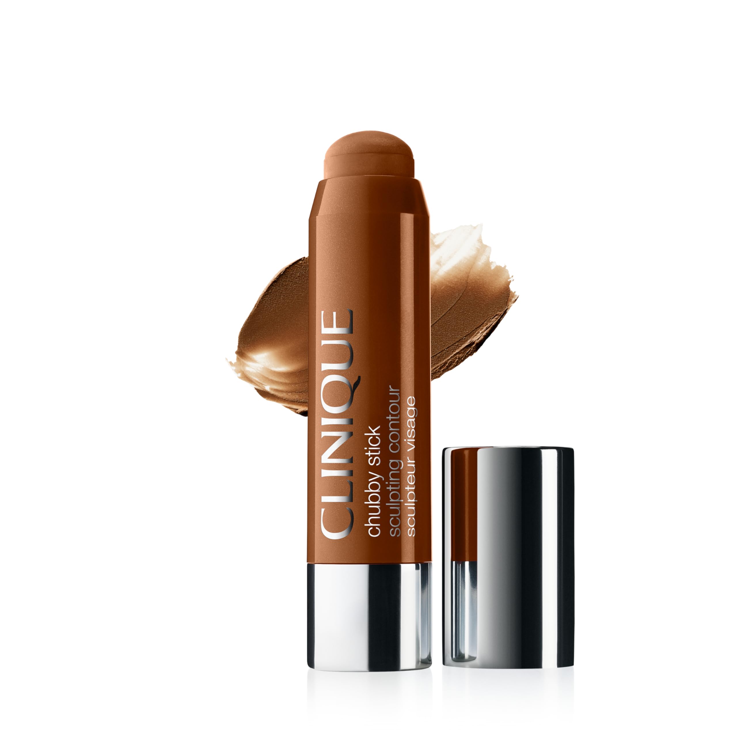 Clinique Chubby Stick Sculpting Contour For All Skin Types | Cream Formula | Buildable Dimension | Natural Matte Finish, So Sunkissed