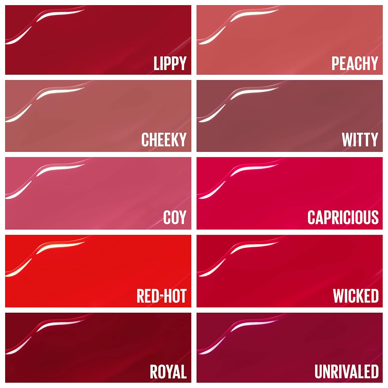 Maybelline Super Stay Vinyl Ink Longwear No-Budge Liquid Lipcolor Makeup, Highly Pigmented Color and Instant Shine, Royal, Deep Wine Red Lipstick, 0.14 fl oz, 1 Count