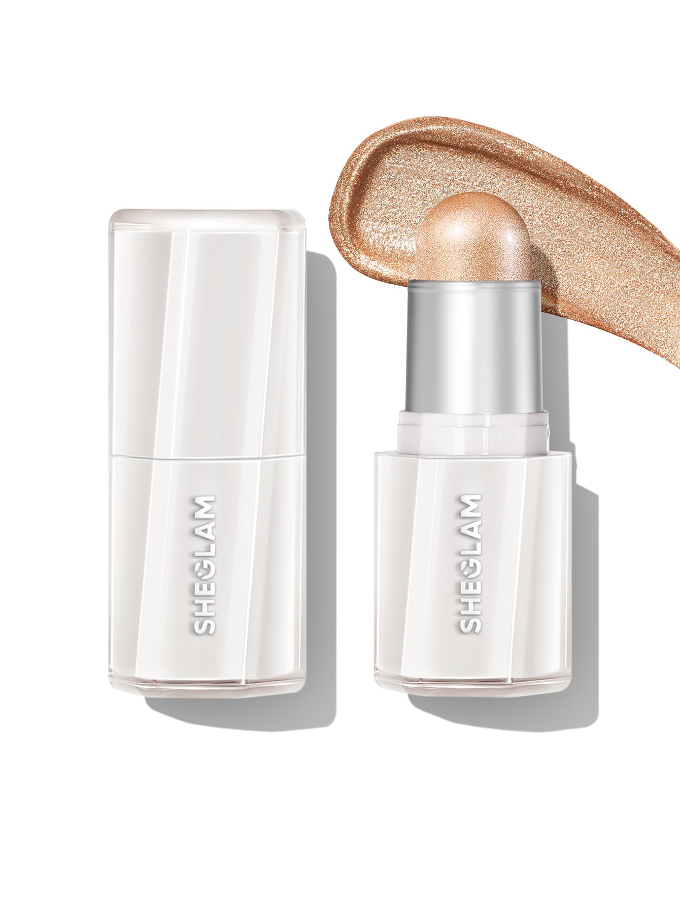 SHEGLAM Buttery Bling Highlighter stick Cream Milk Makeup for Face-Gold Rings